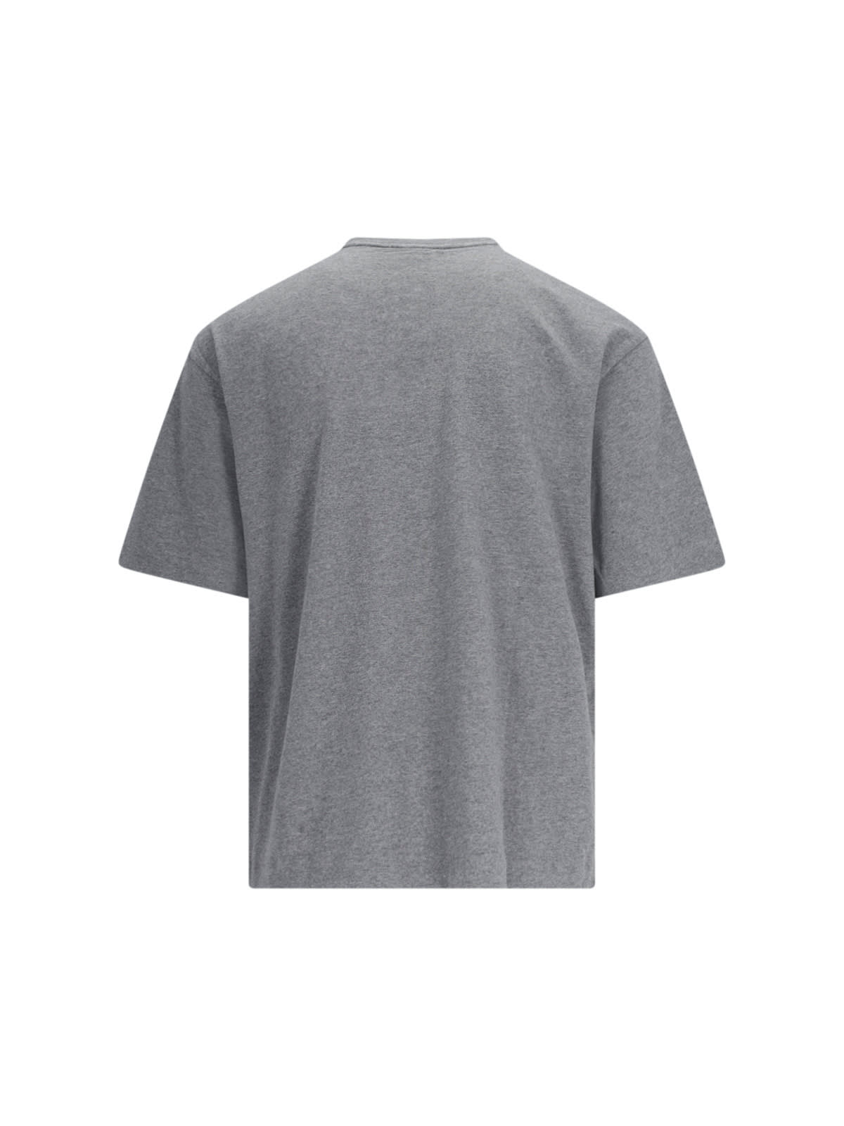 Shop Off-white Logo T-shirt In Gray