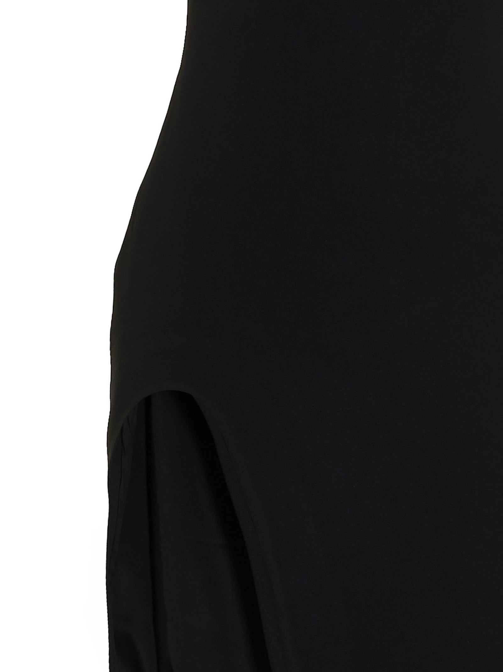 Shop David Koma Open Leg Cami Dress In Black