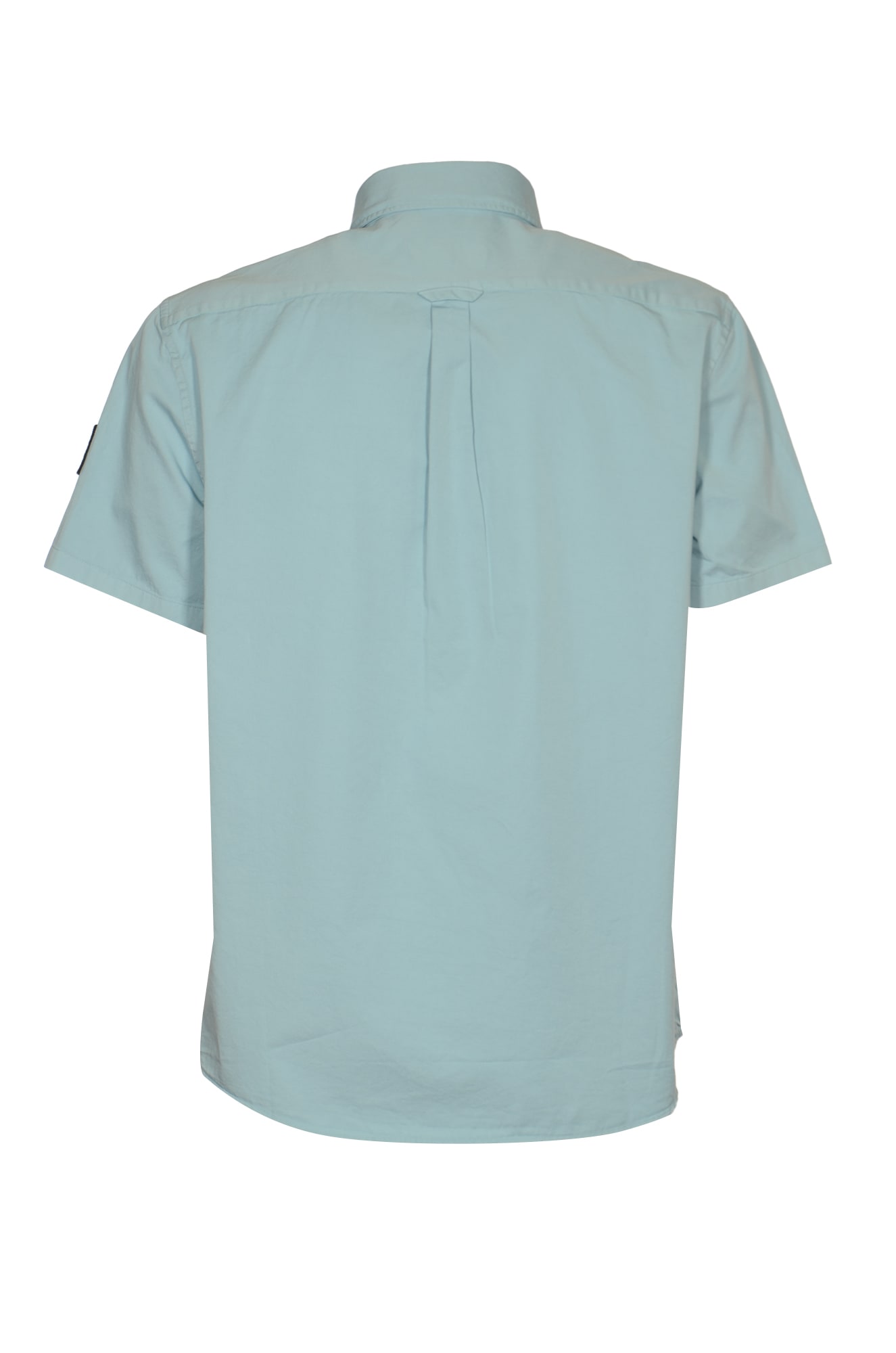 Shop Belstaff Scale Short-sleeved Shirt In Skyline Blue