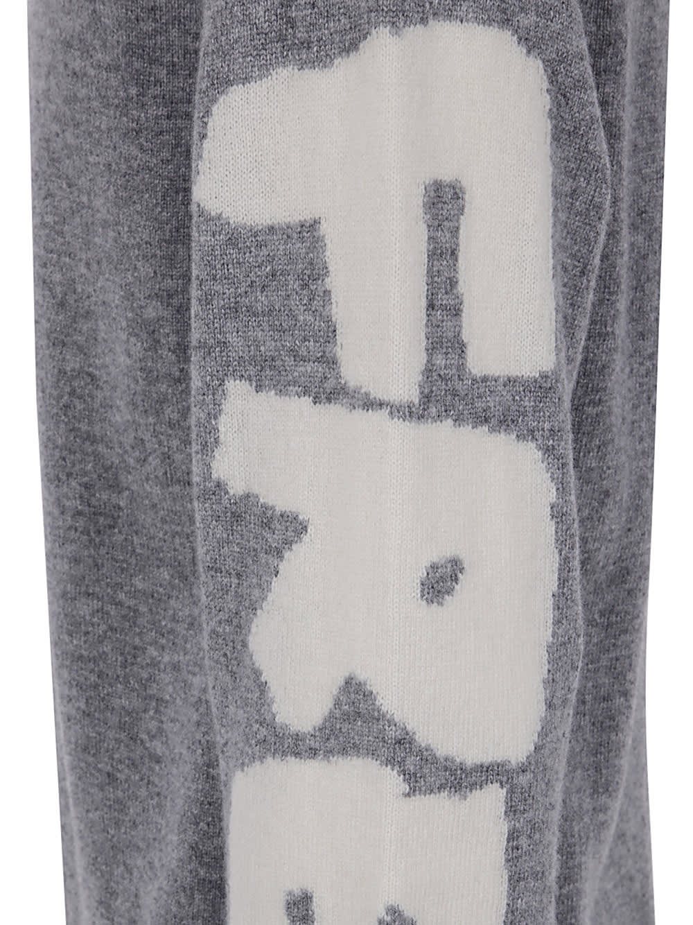 Shop Comme Des Garçons Shirt Mens Sweater Knit In Grey