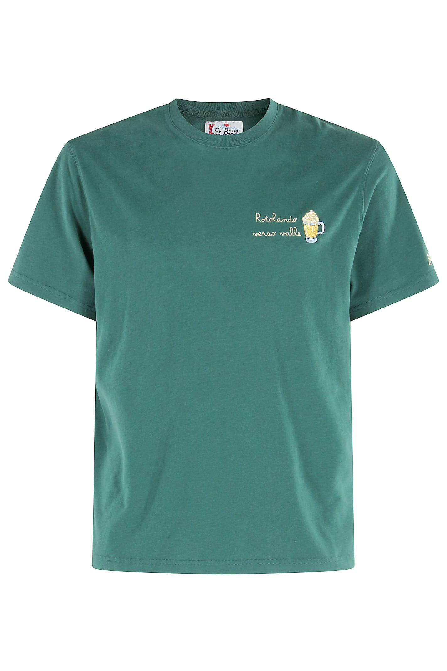 Mc2 Saint Barth Classic T Shirt In Warm Fabric In Multi