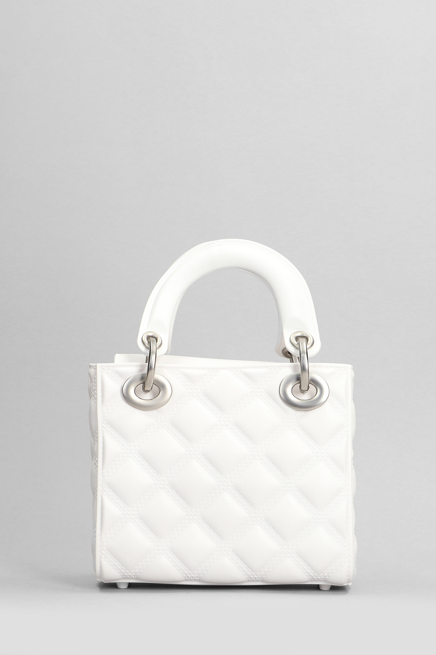Shop Marc Ellis Flat Missy S Shoulder Bag In White Pvc