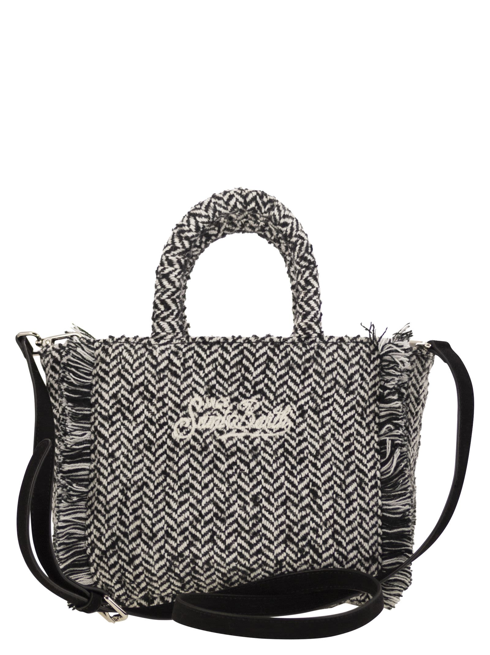 MC2 SAINT BARTH MINI VANITY BAG WITH BANGS AND EMBROIDERED LOGO 