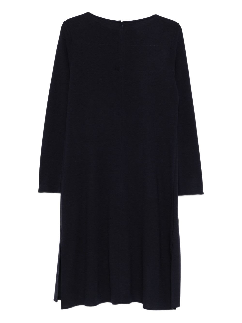 Antonelli Boat Neck Midi Dress In Blue