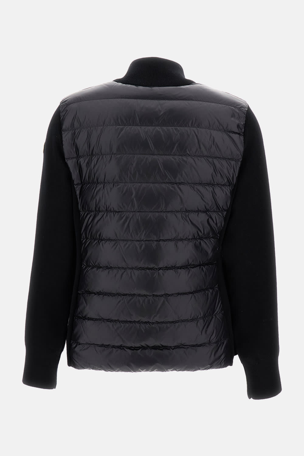 Moncler Zip-up Cardigan Jacket In Black