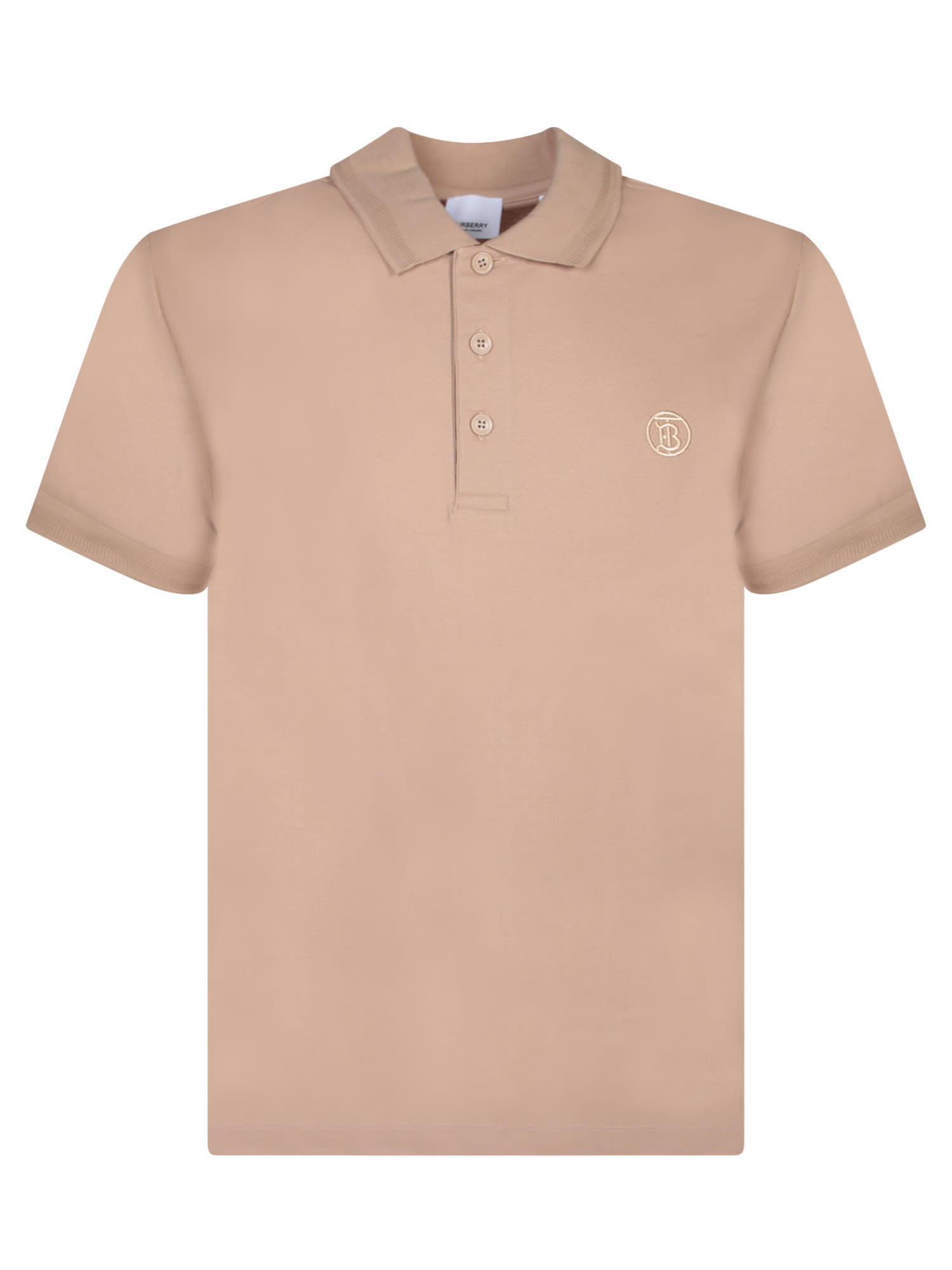 BURBERRY EDDIE TB BEIGE POLO SHIRT