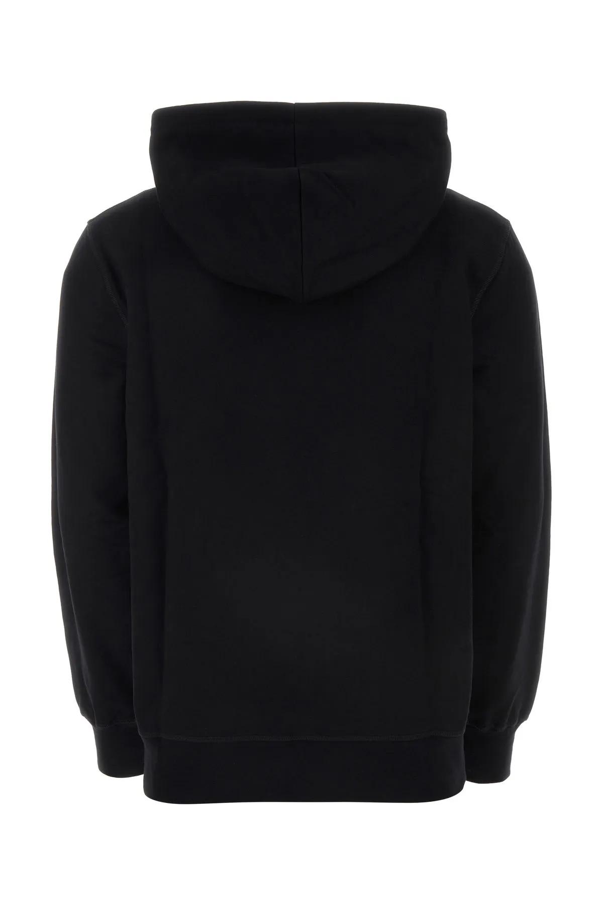 Shop Alexander Mcqueen Black Cotton Sweatshirt