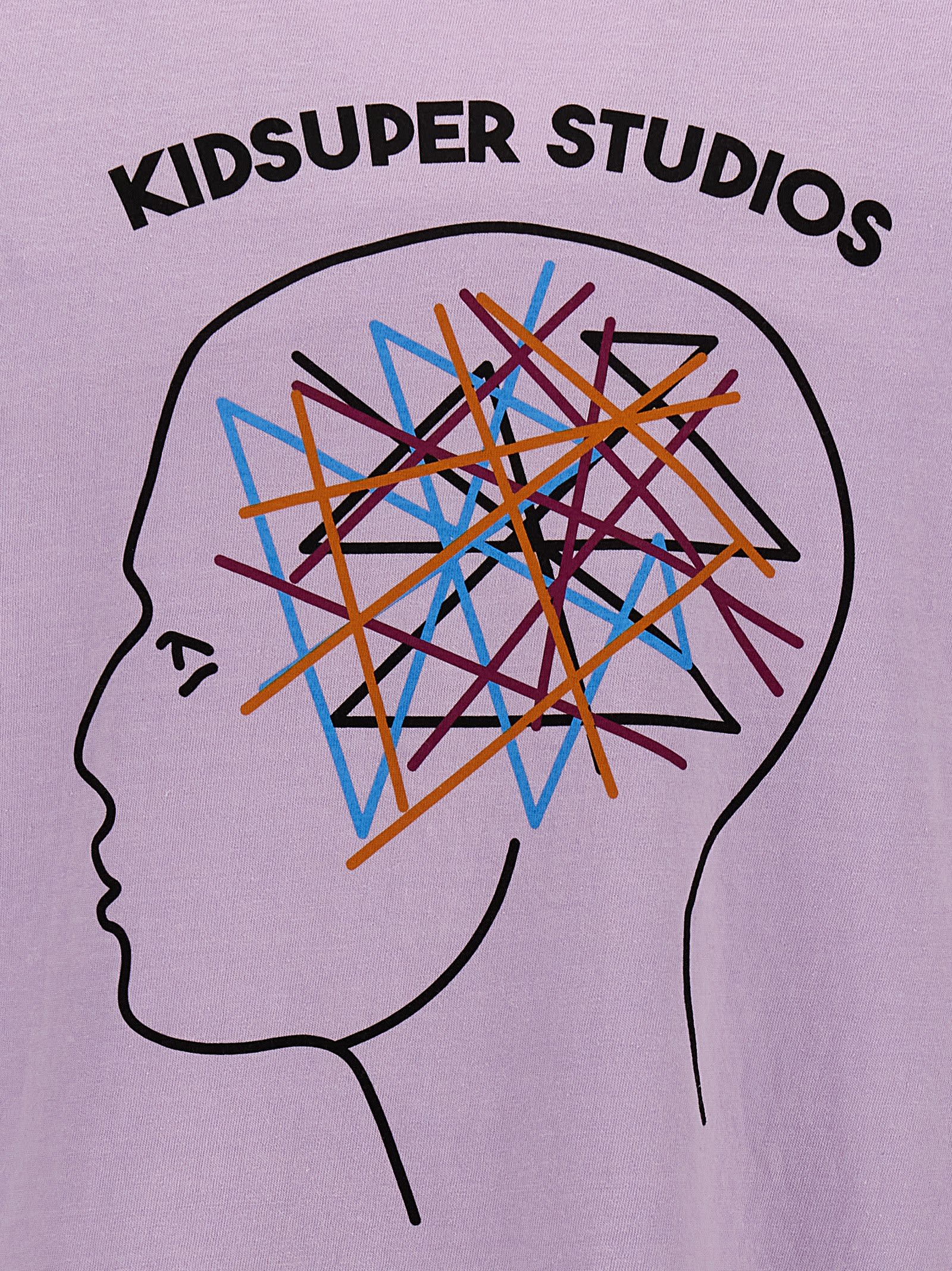Shop Kidsuper Thoughts In My Head Tee T-shirt In Multicolor