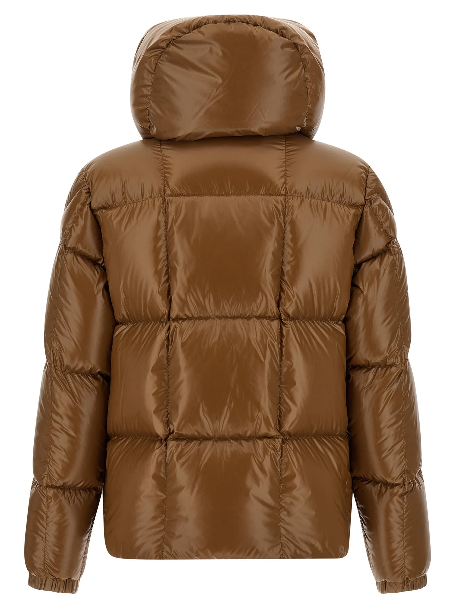 Moncler Parana Down Jacket In Animal Print