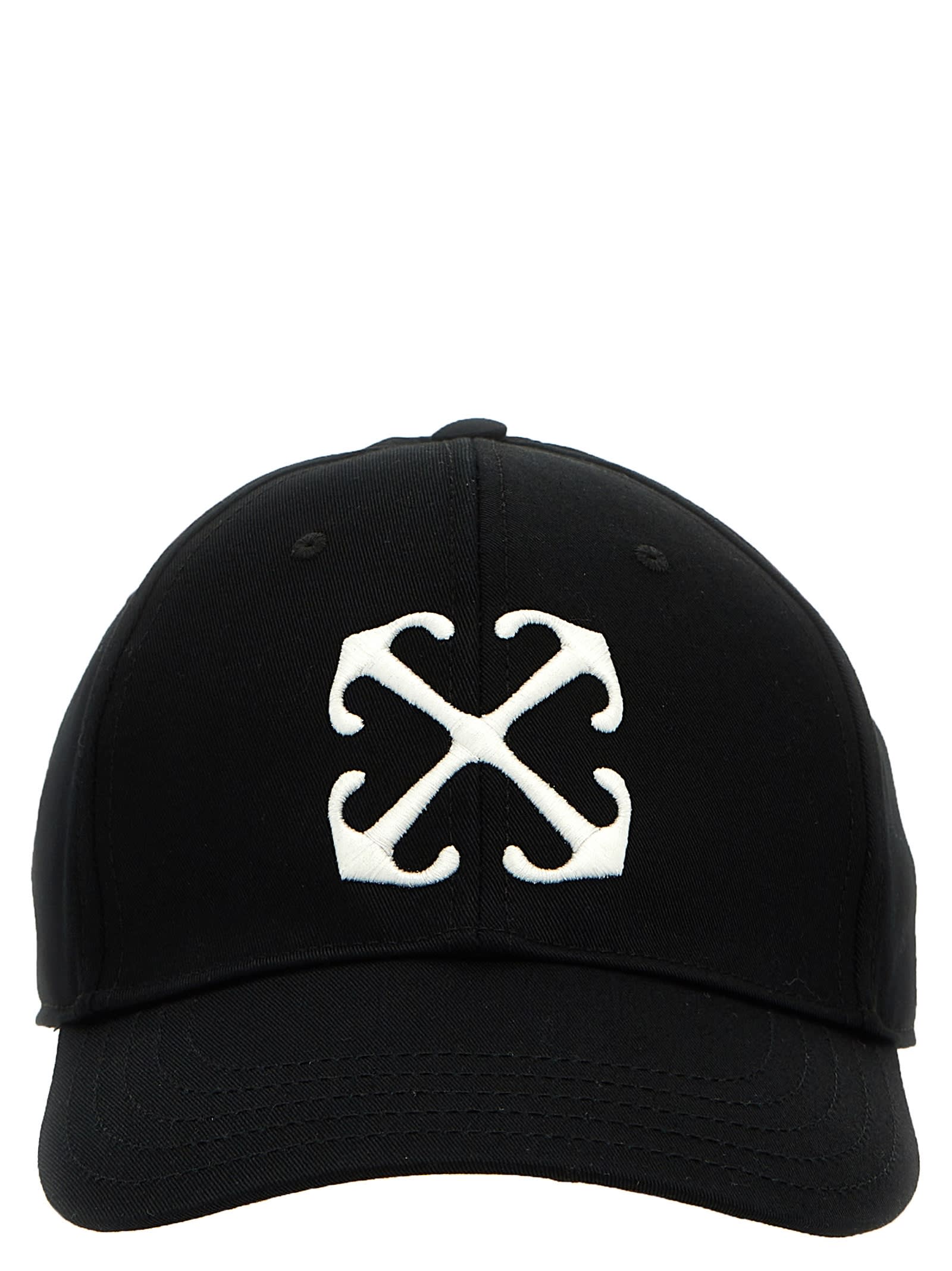 Off-white Hats E Hairbands In White/black