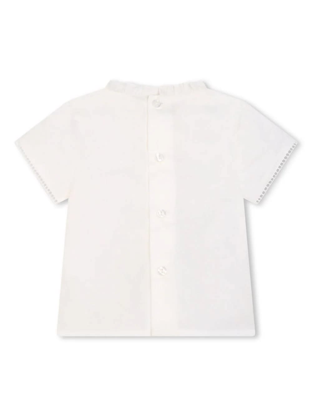 Shop Chloé Blouse And Shorts Set In White