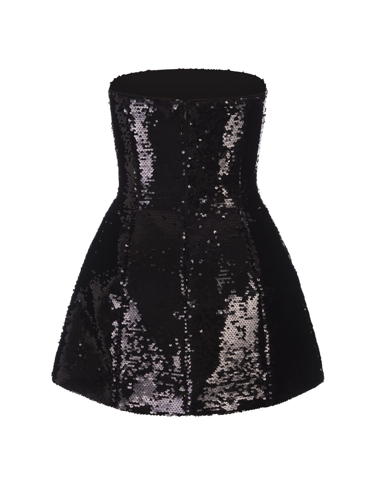 Shop Giuseppe Di Morabito Black Sequin Mini Dress