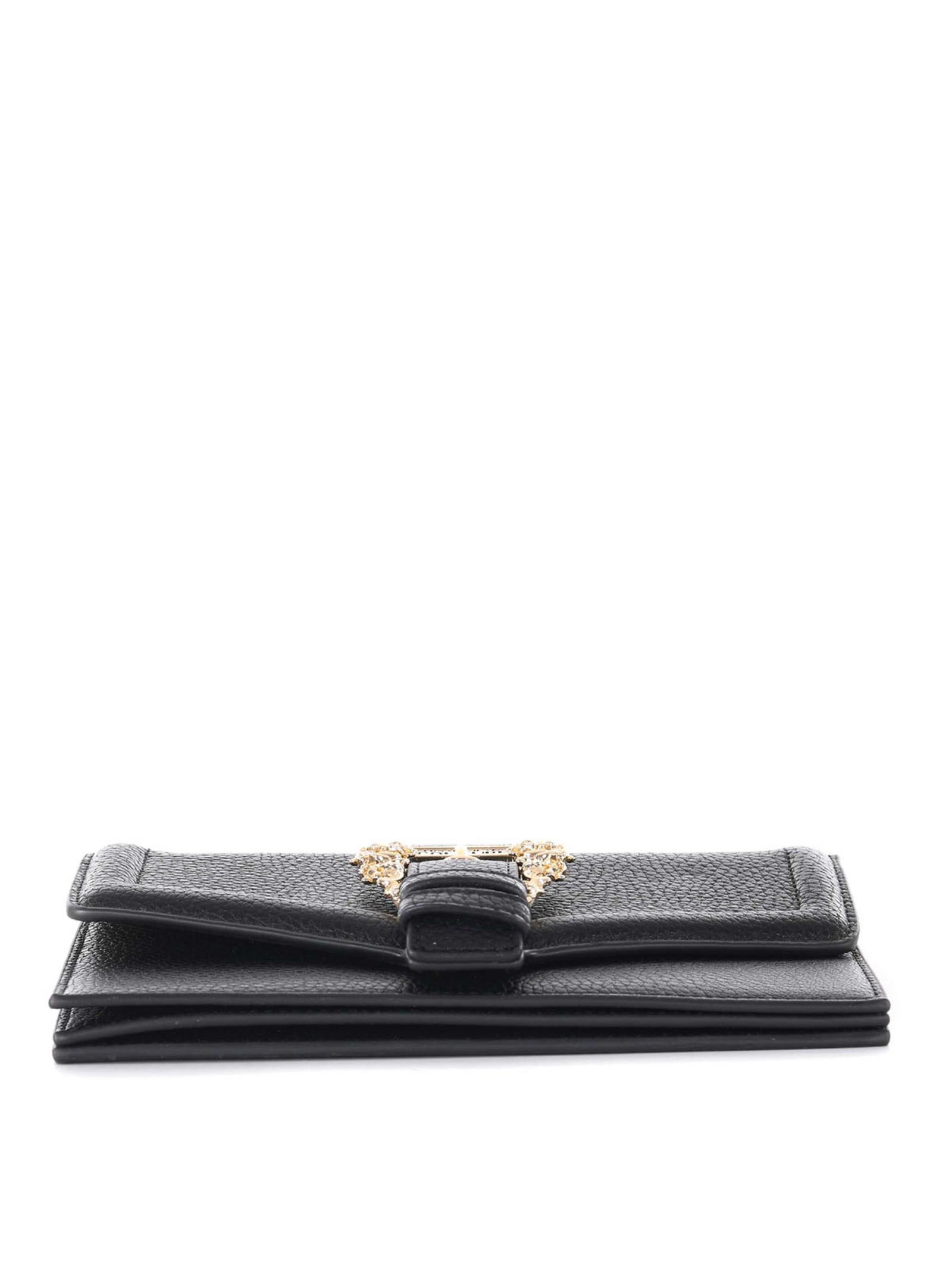 Shop Versace Jeans Couture Wallets Black