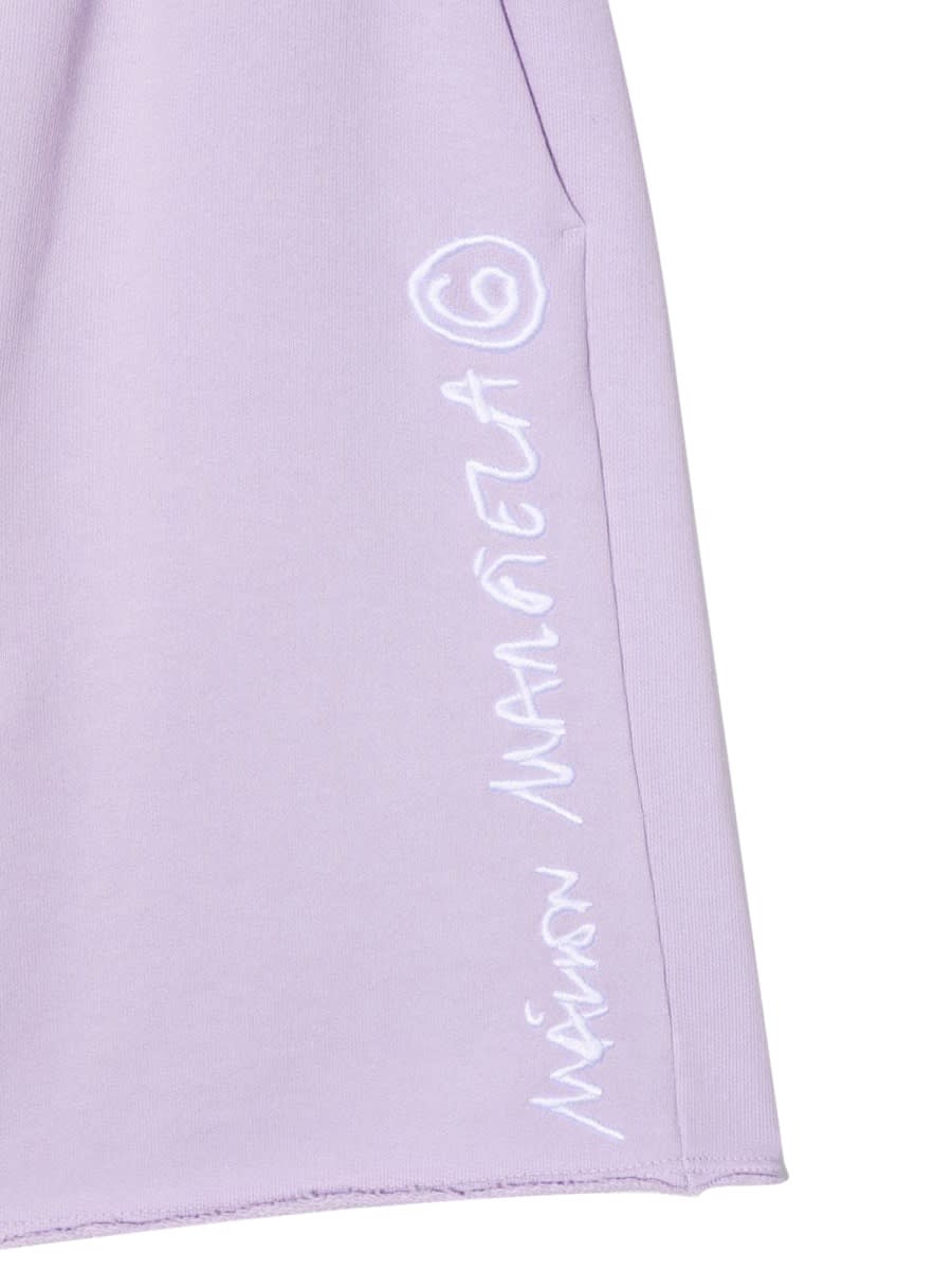 Shop Mm6 Maison Margiela Socks In Lilac