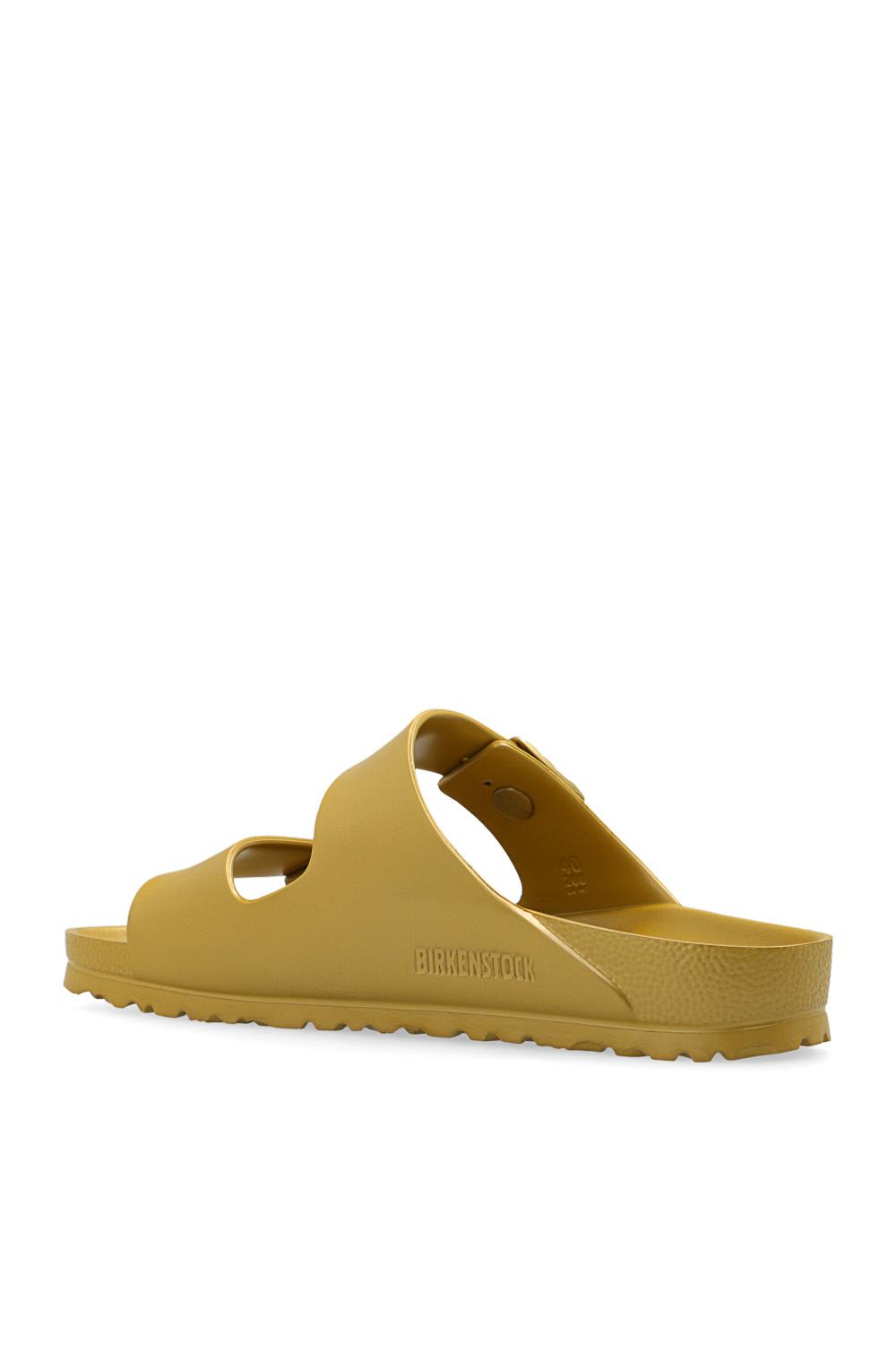 Shop Birkenstock Arizona Eva In Glamour Gold