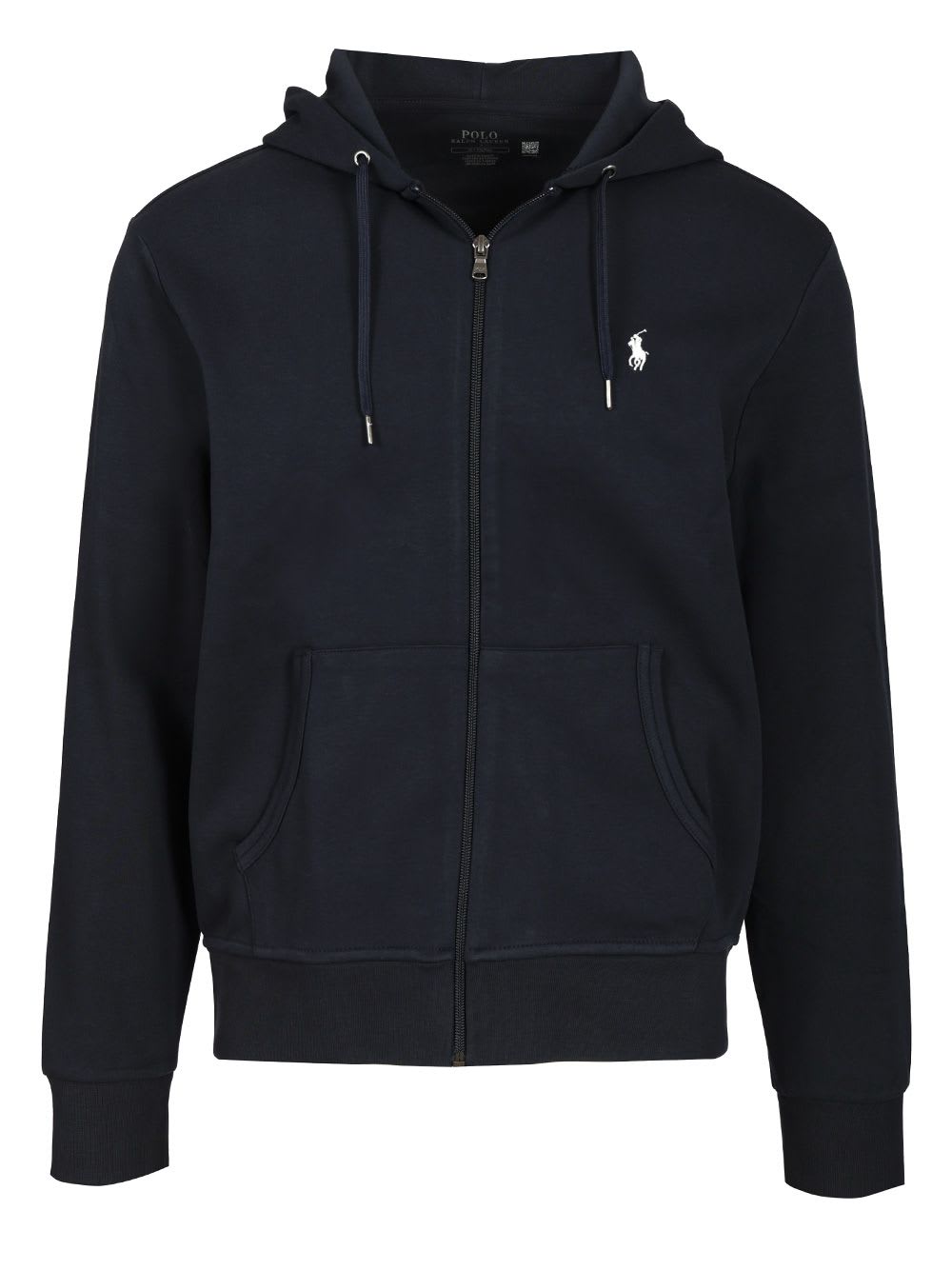 Polo Ralph Lauren Zip-up Hooded Sweatshirt In Blue