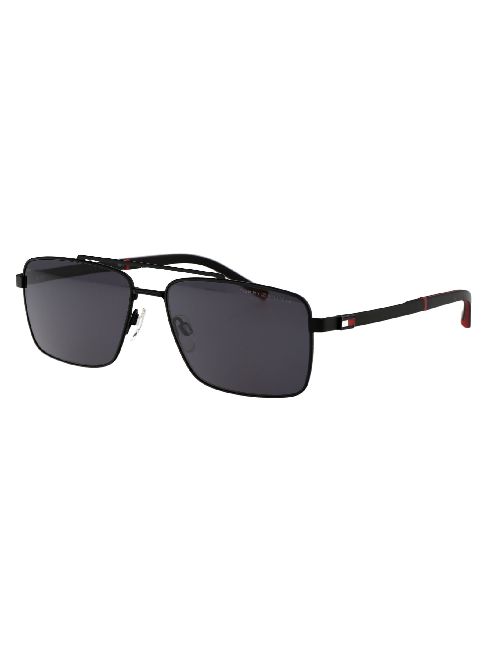 Shop Tommy Hilfiger Th 2078/s Sunglasses In 003ir Mtt Black