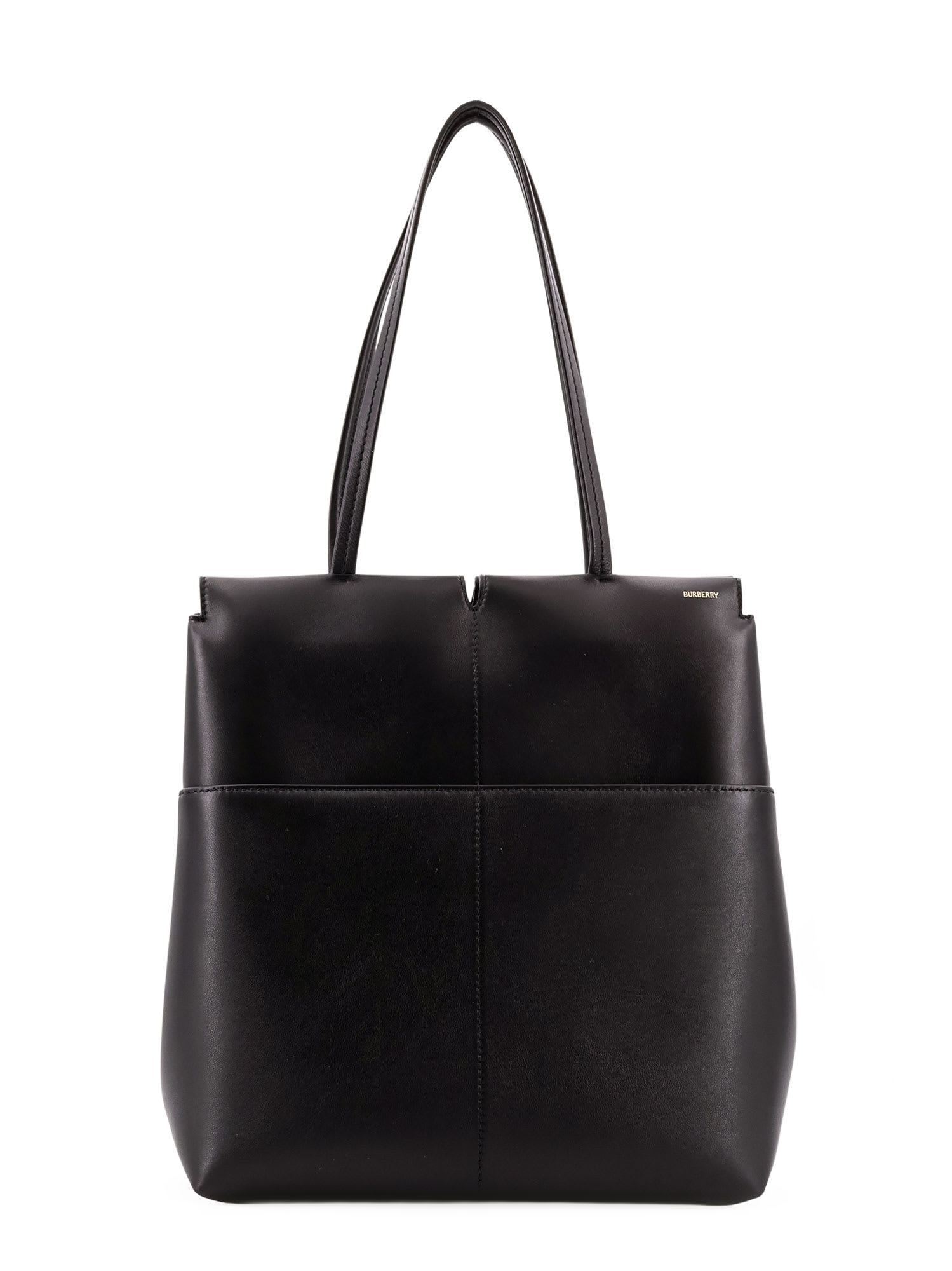 Shop Burberry Snip Shoulder Bag In Black