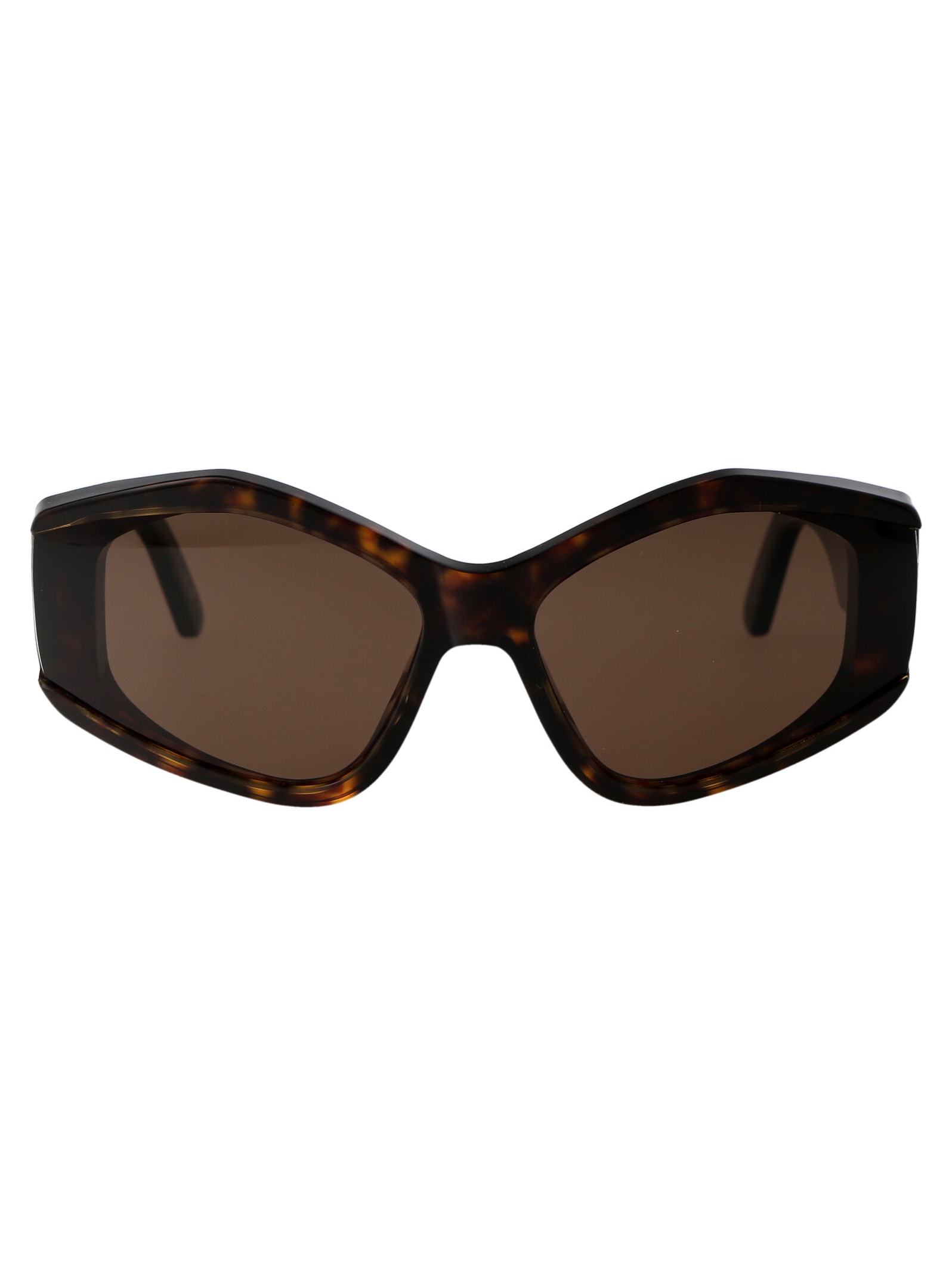 Shop Balenciaga Bb0302s Sunglasses In 002 Havana Havana Brown