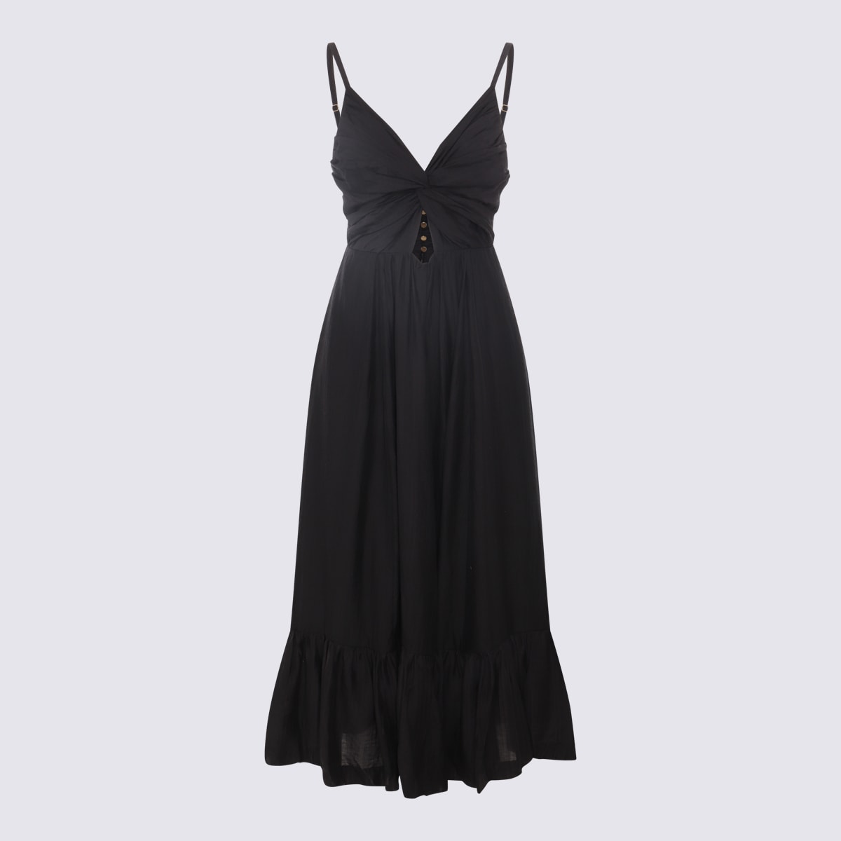 Shop Sabina Musayev Black Long Dress