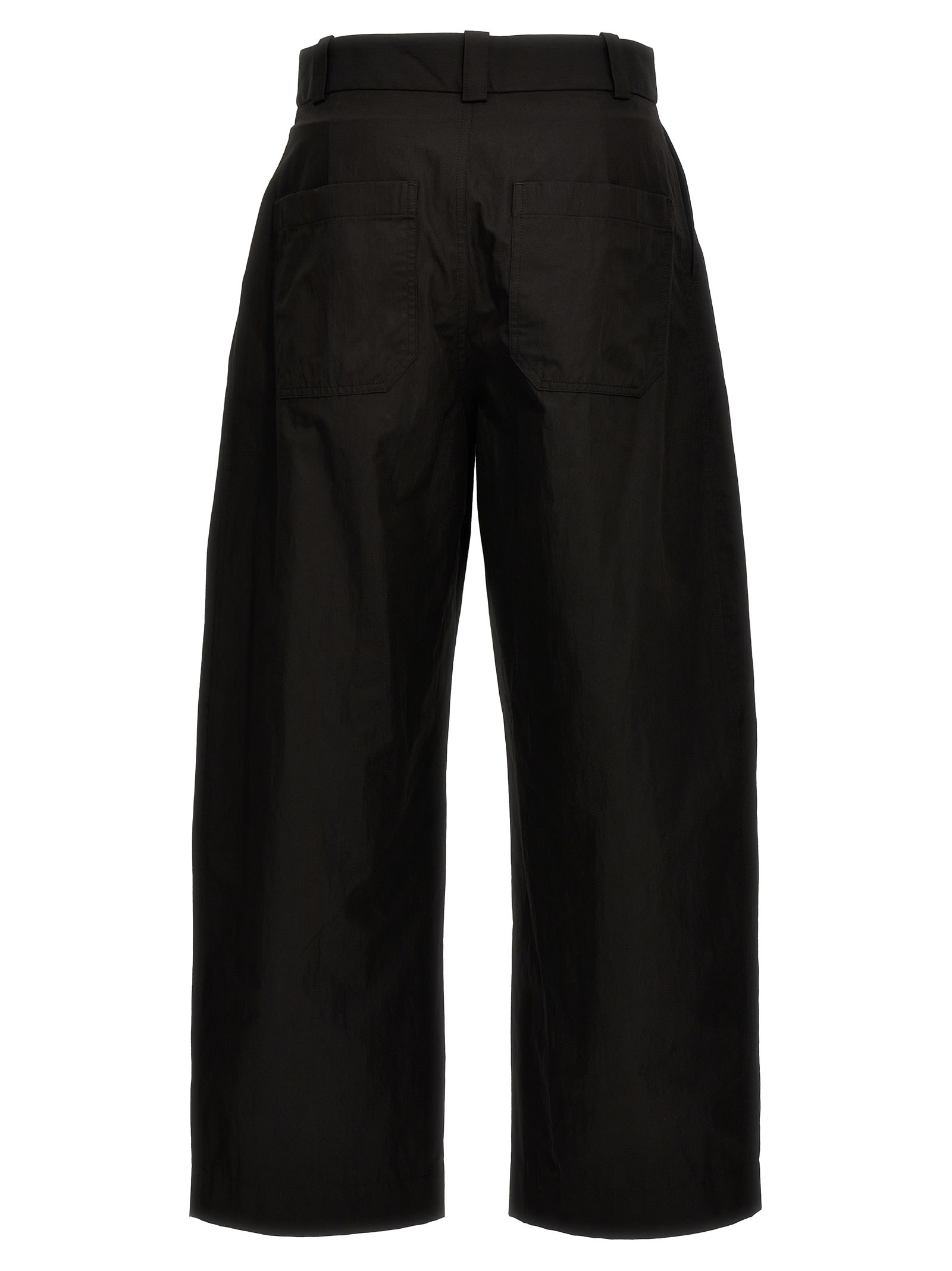Shop Studio Nicholson Volume Trousers In Black