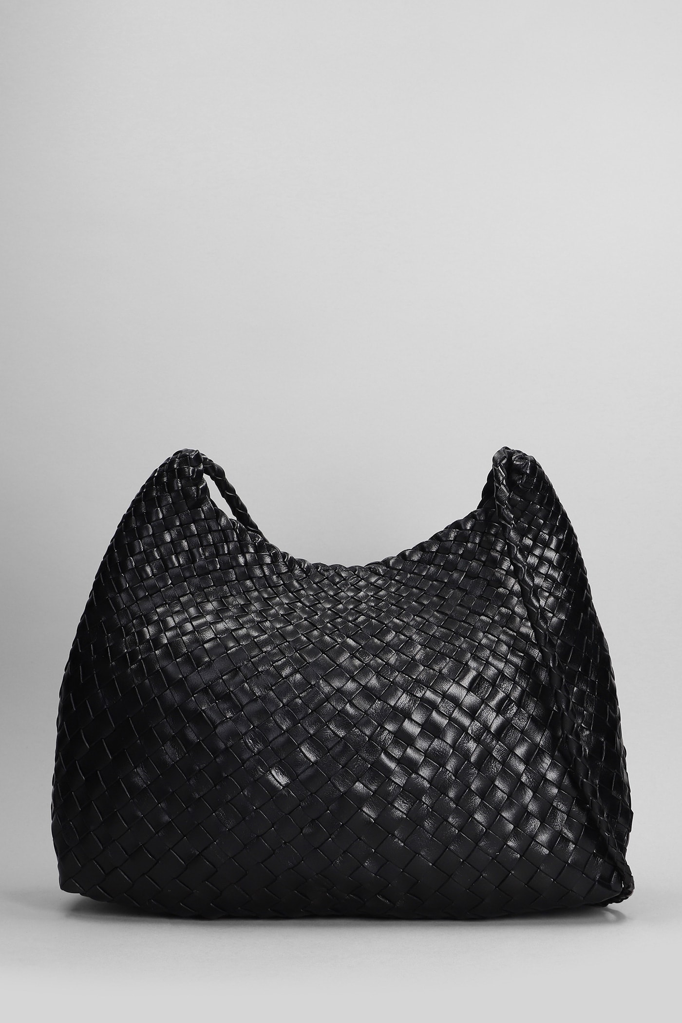 Santa Rosa Shoulder Bag In Black Leather