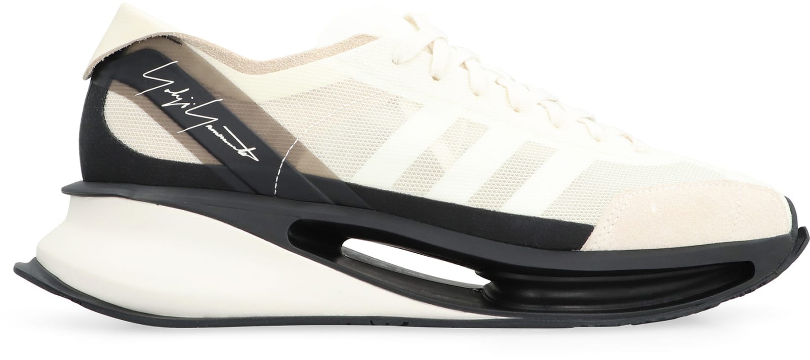 Shop Y-3 S-gendo Run Low-top Sneakers In Off White