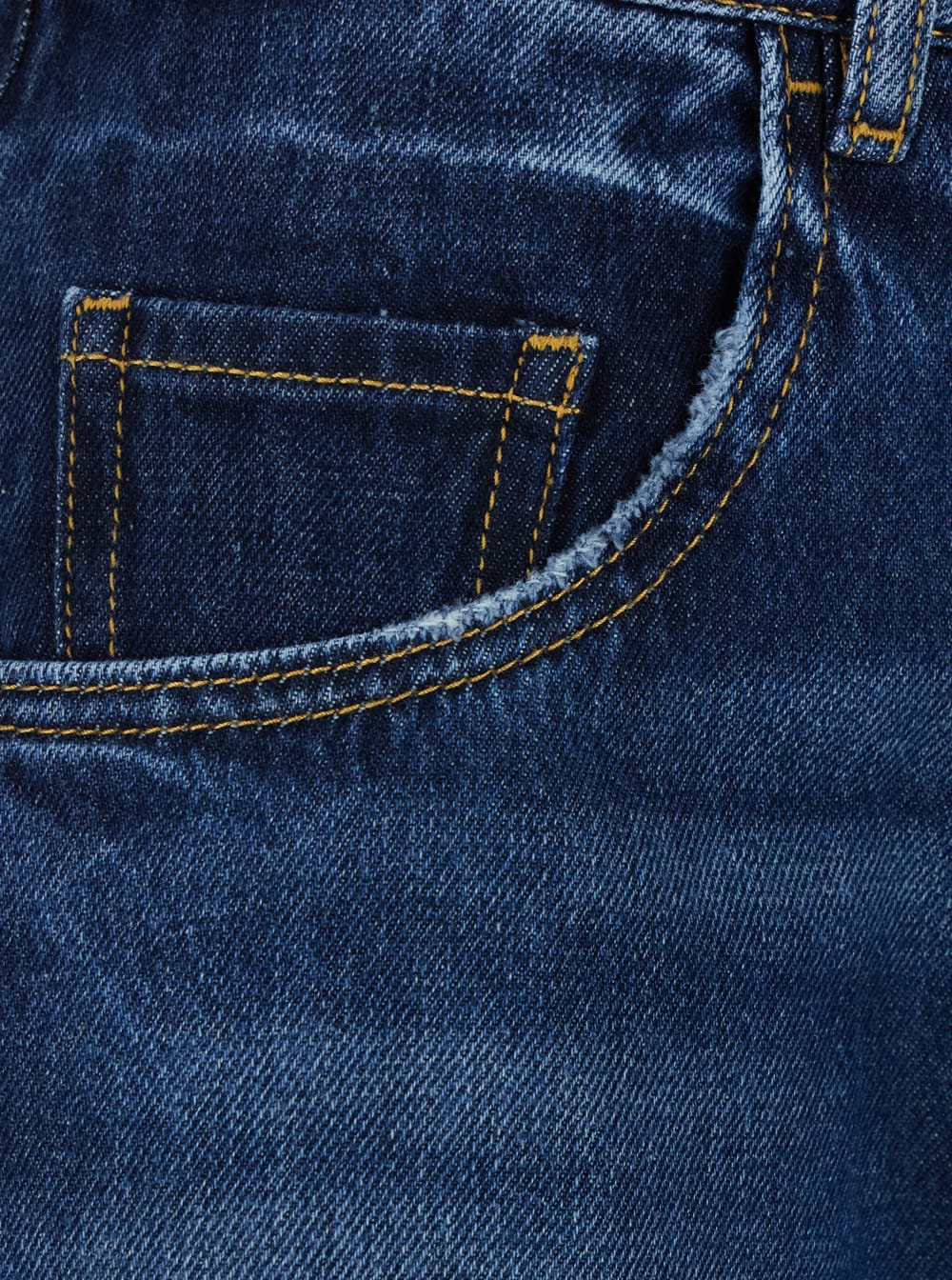 Icon Denim Poppy Blue Jeans With Medium Rise And Logo Patch On The Rear In Denim Woman In Blu