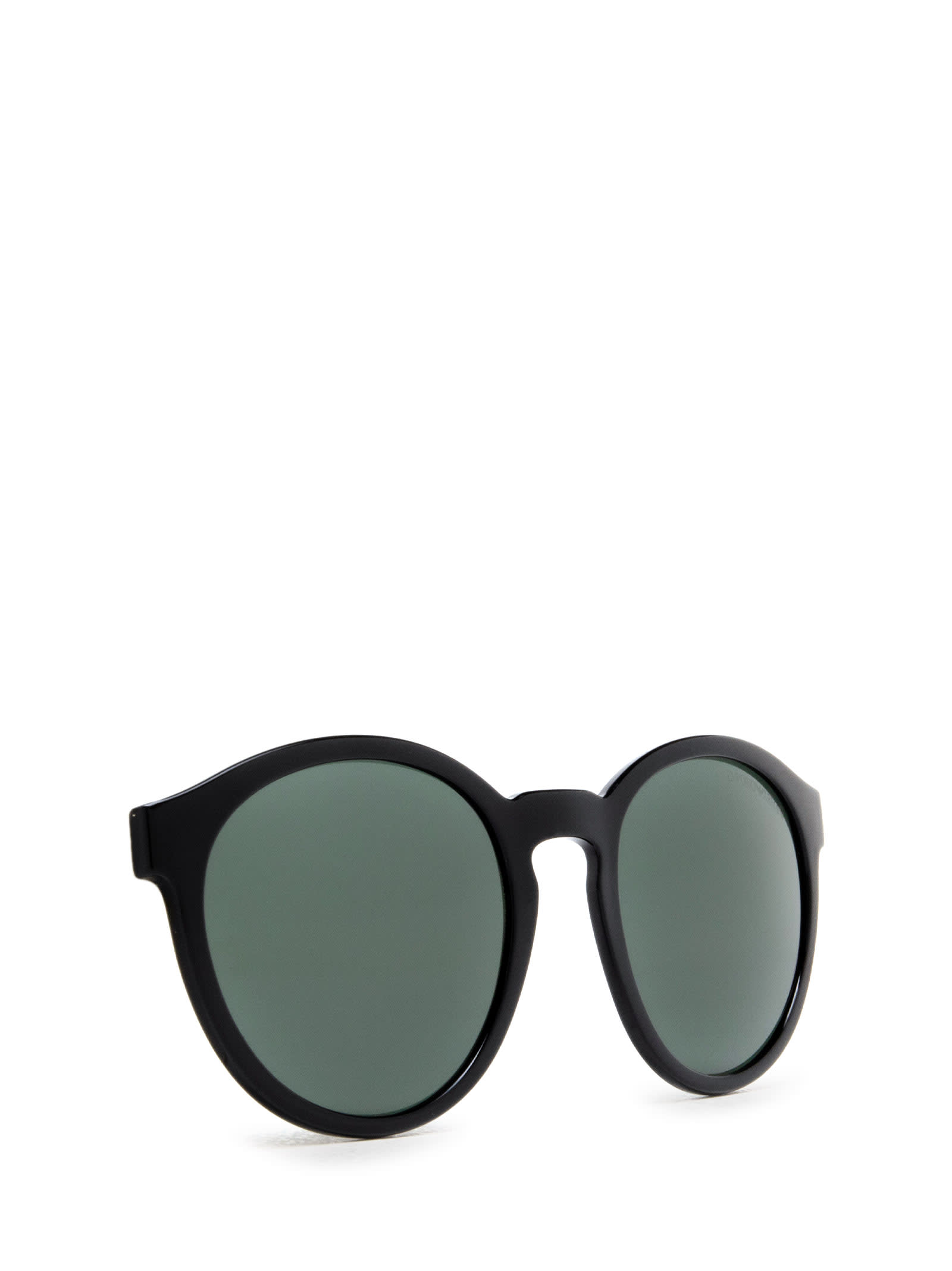 Shop Emporio Armani Ea4152 Matte Black Sunglasses