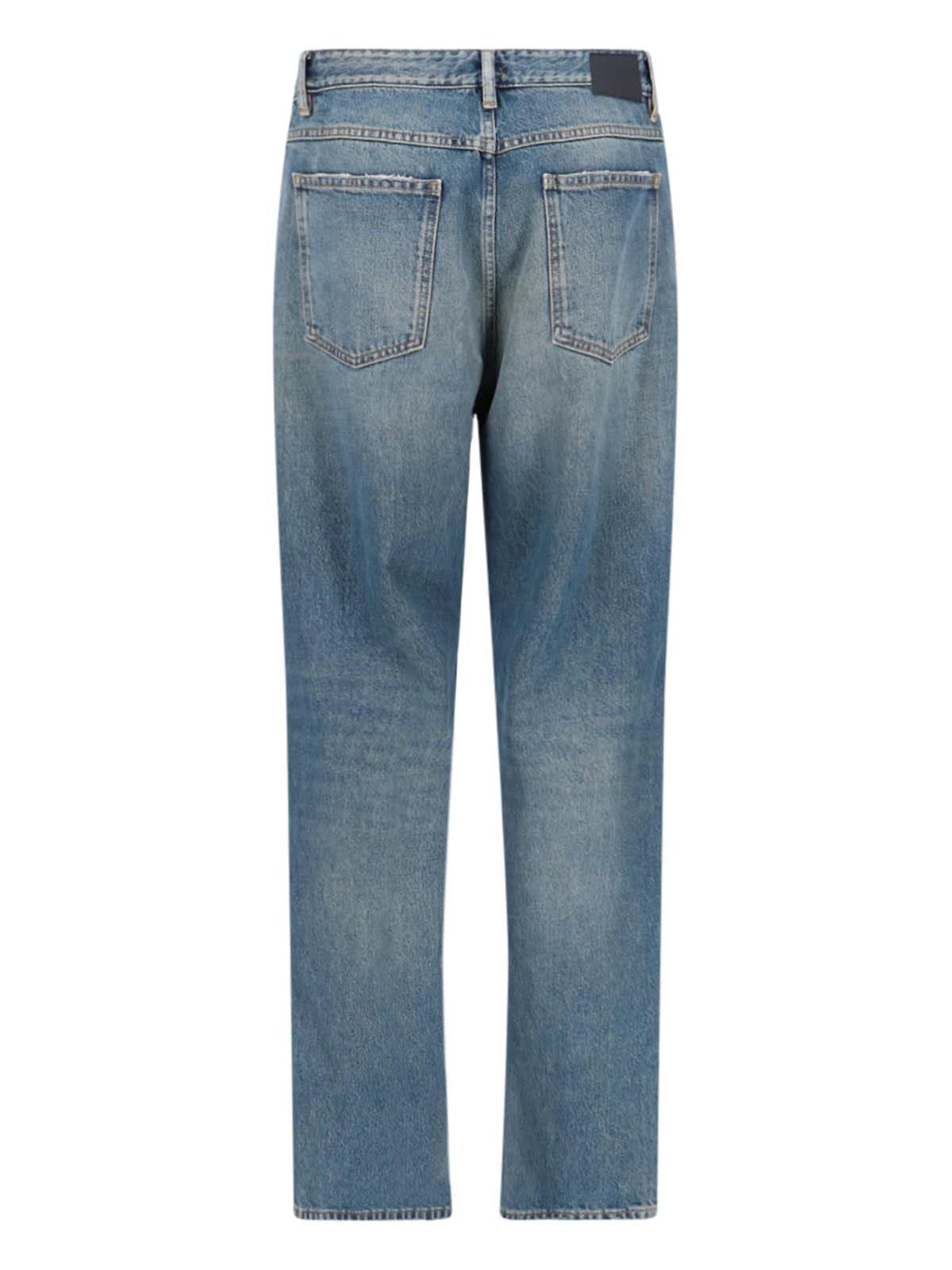 Shop Closed Springdale Relaxed Straight Jeans In Light Blue