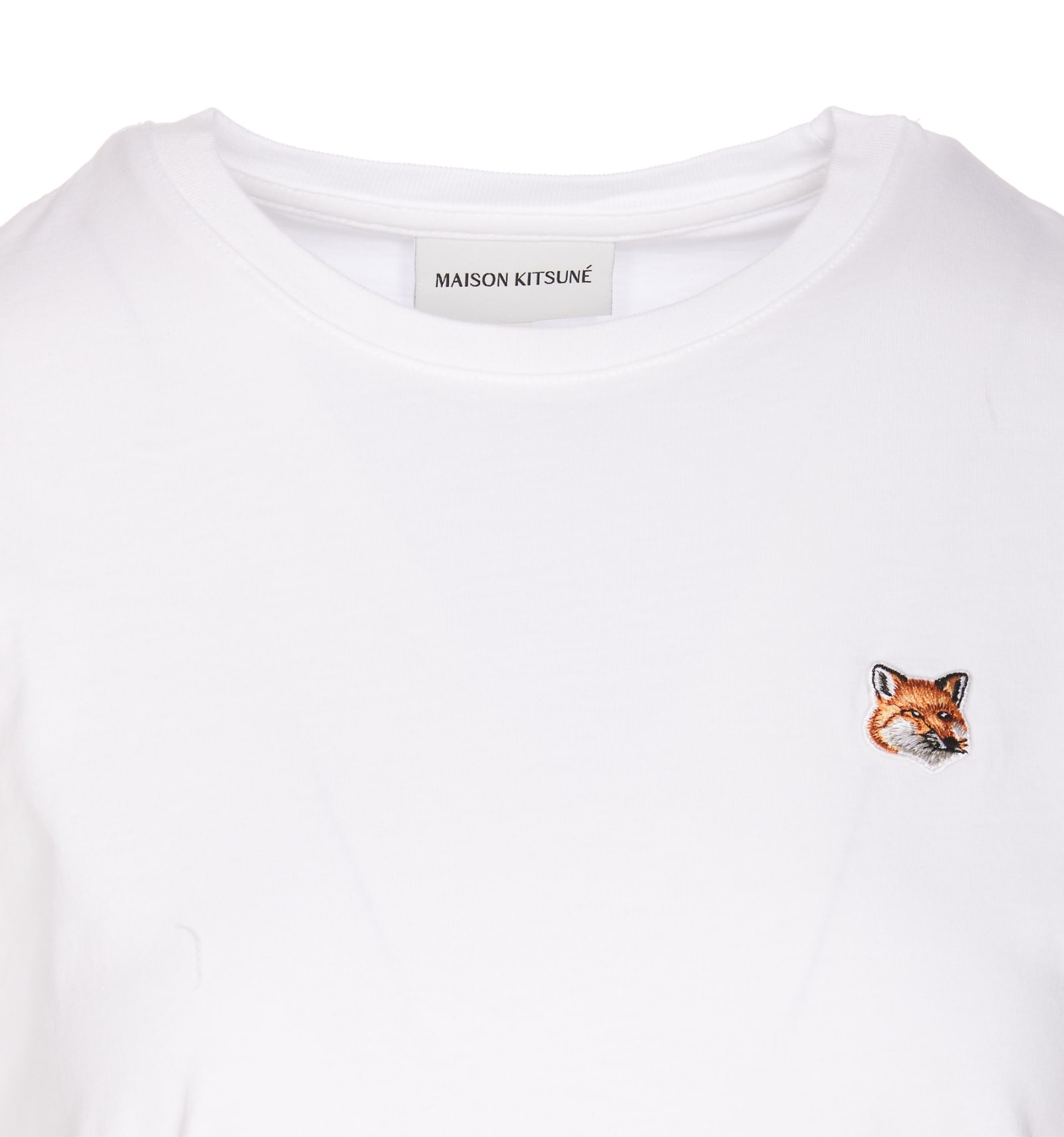 MAISON KITSUNÉ FOX HEAD PATCH LOGO T-SHIRT