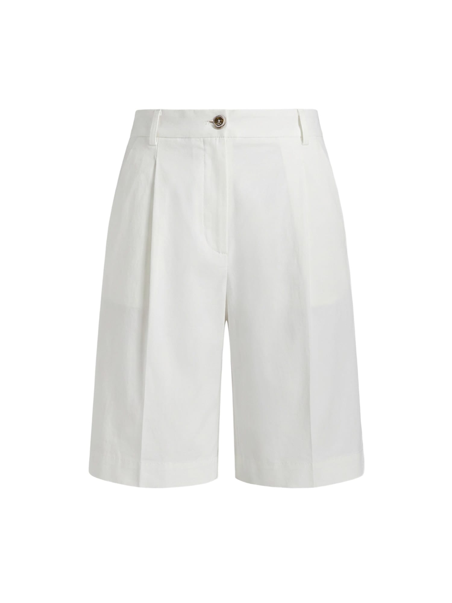 Pinko Byrana Linen And Viscose Shorts