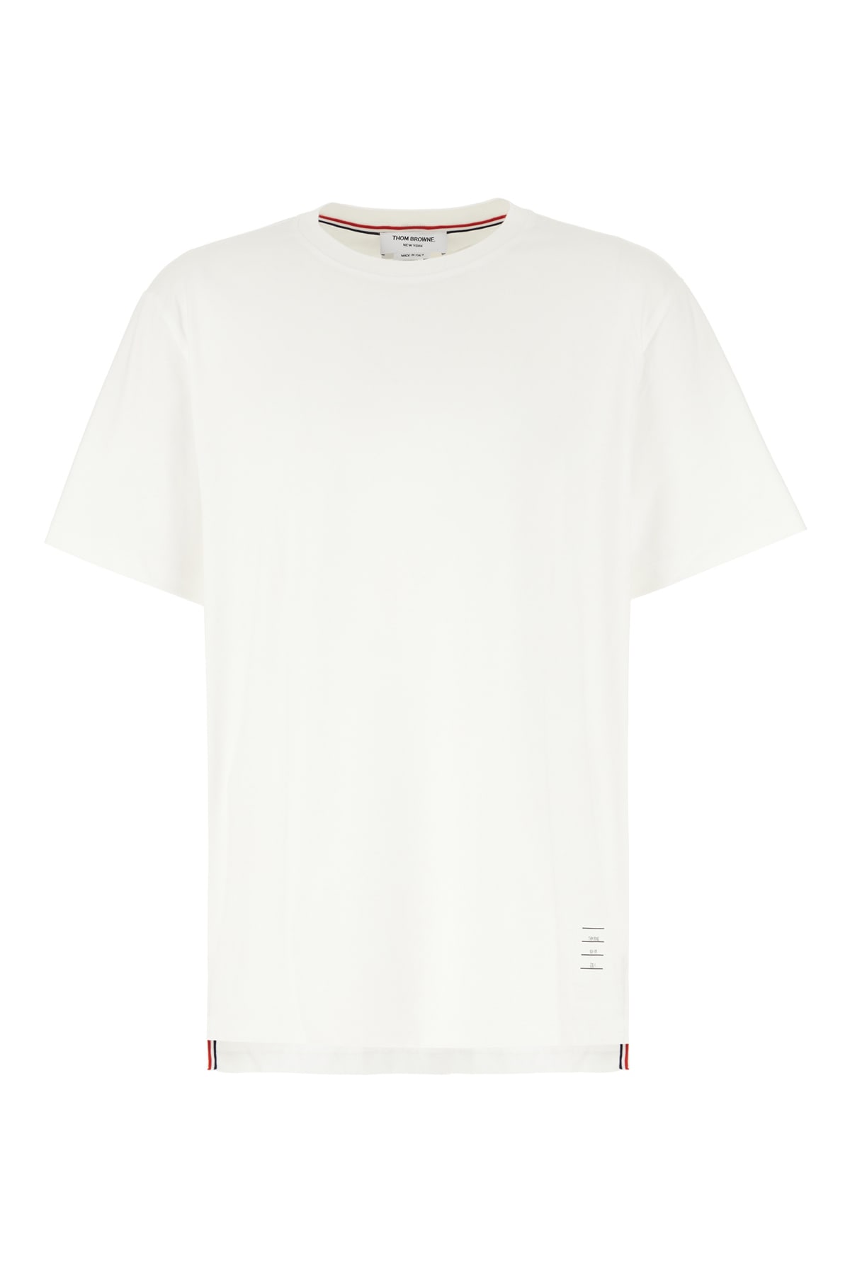 Thom Browne White Cotton T-shirt