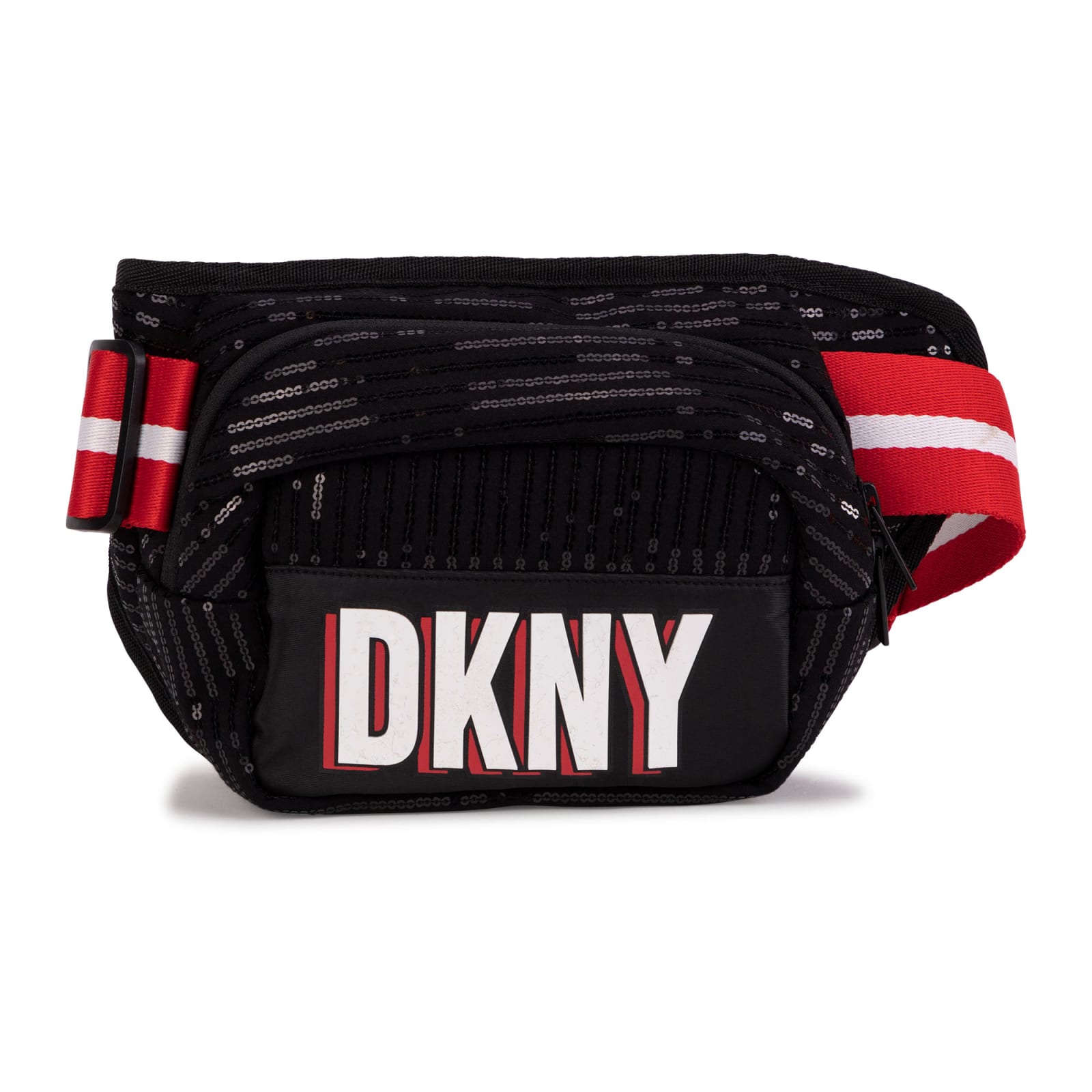 DKNY Sequinned Logo Belt Bag