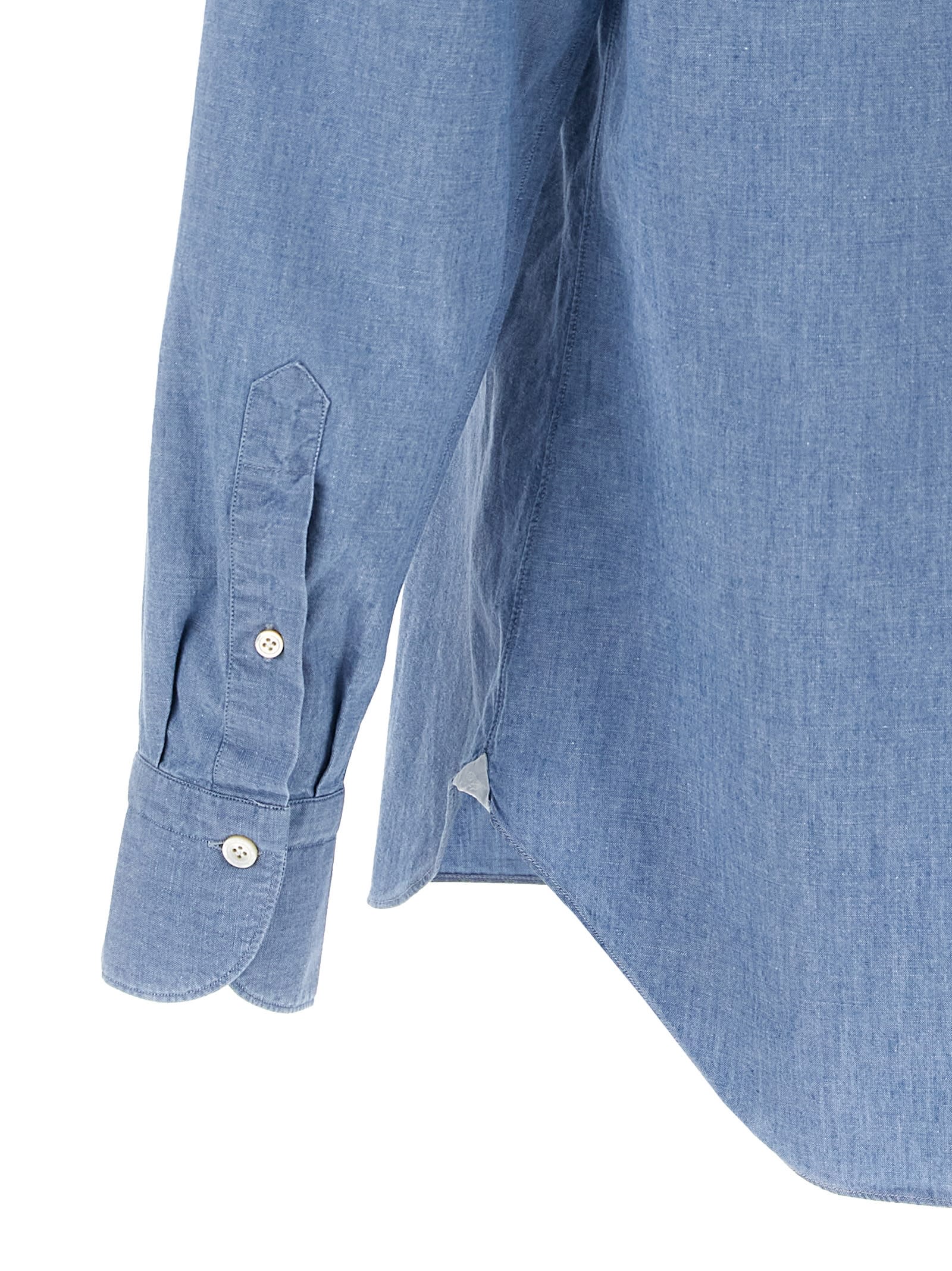 Finamore 1925 Finamore 'gaeta' Shirt In Blue