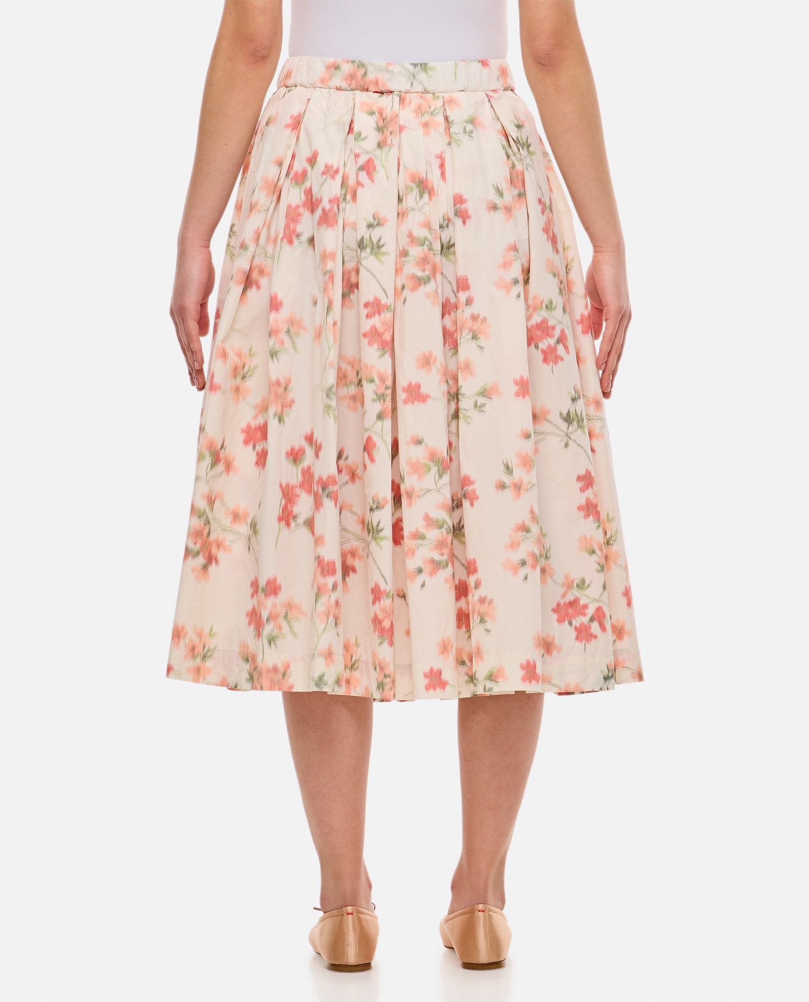 Shop Casey Casey Double Rideaux Skirt In Pink