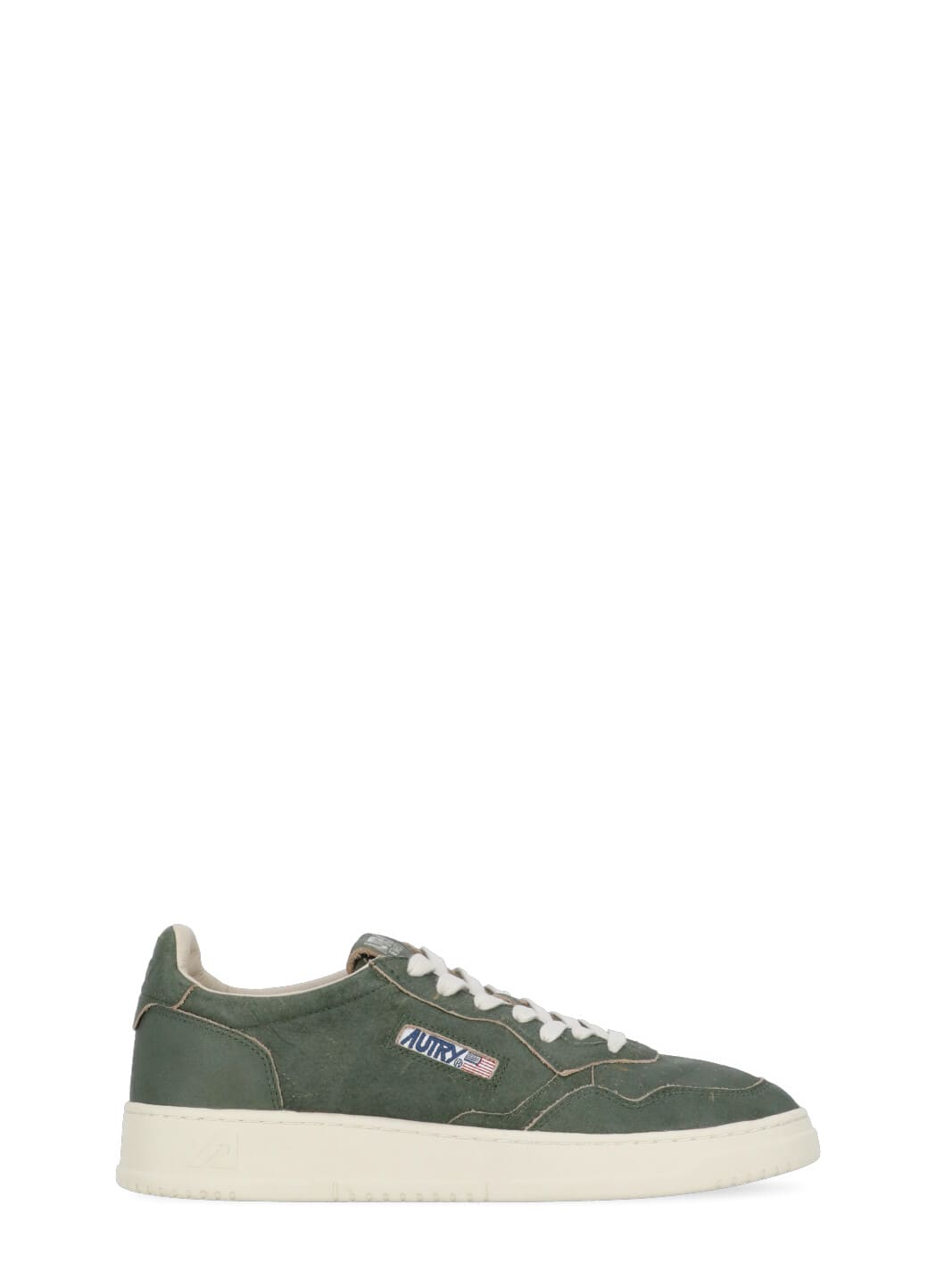 Autry Medalist Low Sneakers In Sand/unlined New Army
