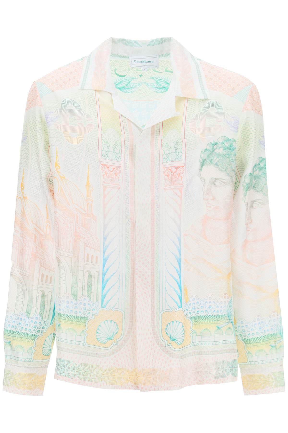 CASABLANCA LA MONNAIE SILK SHIRT