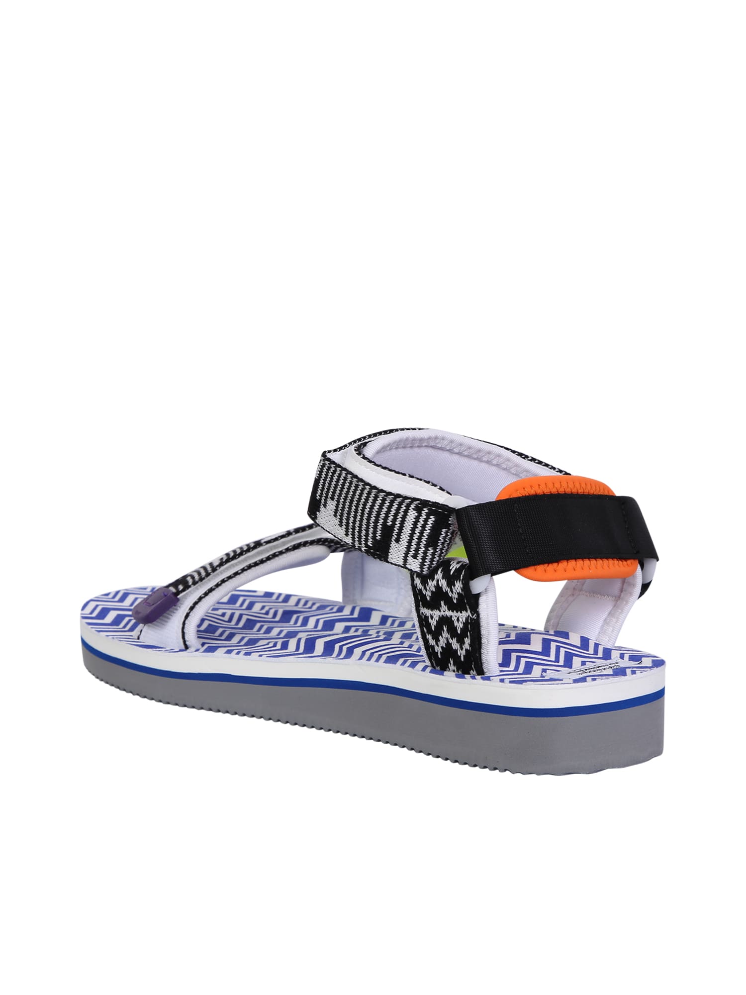 Shop Suicoke Sandals X Missoni Depa-msn-var2 In White