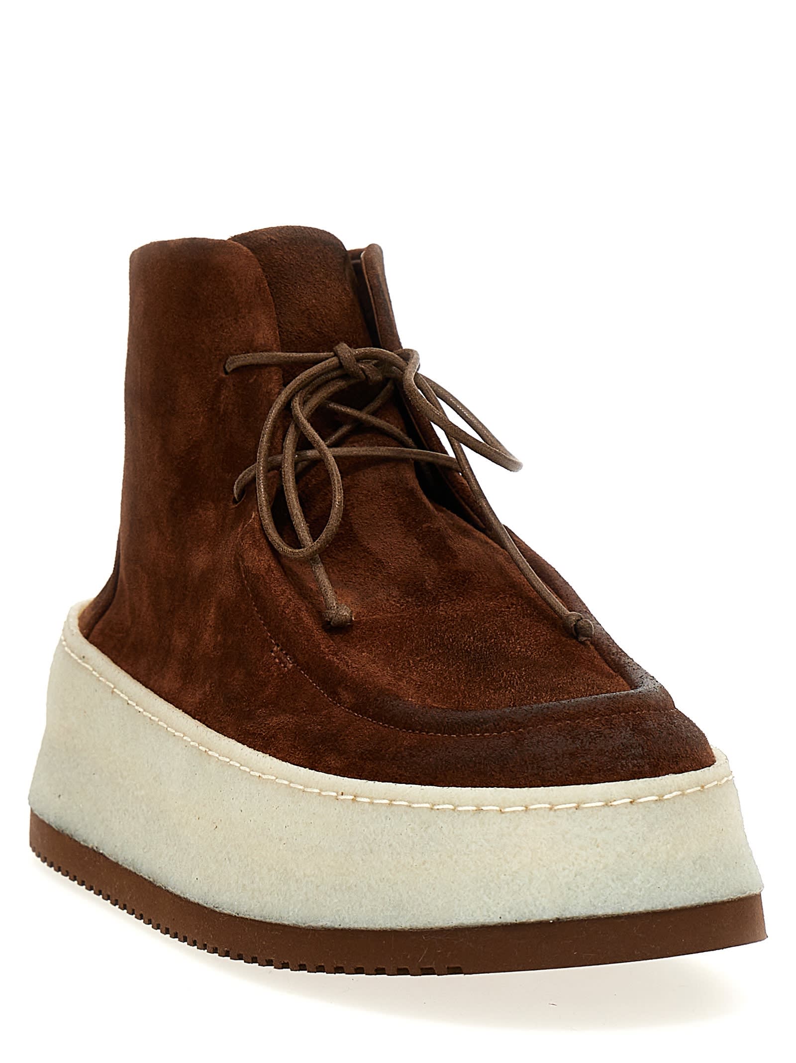 Shop Marsèll Parapana Desert Boots In Brown