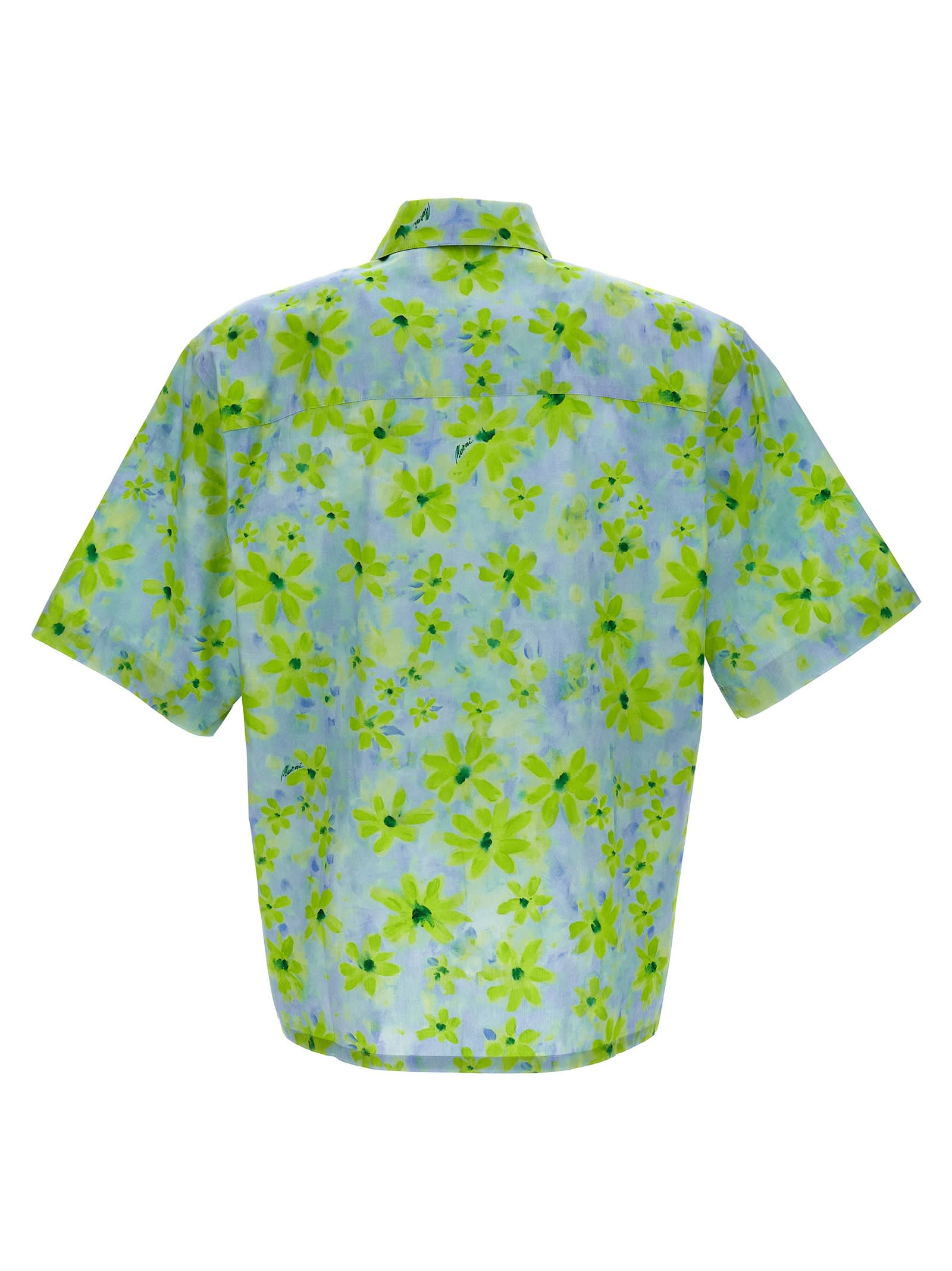 Shop Marni Parade Shirt In Green