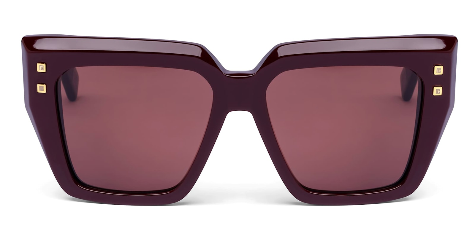 Balmain B-fame Sunglasses In Burgundy