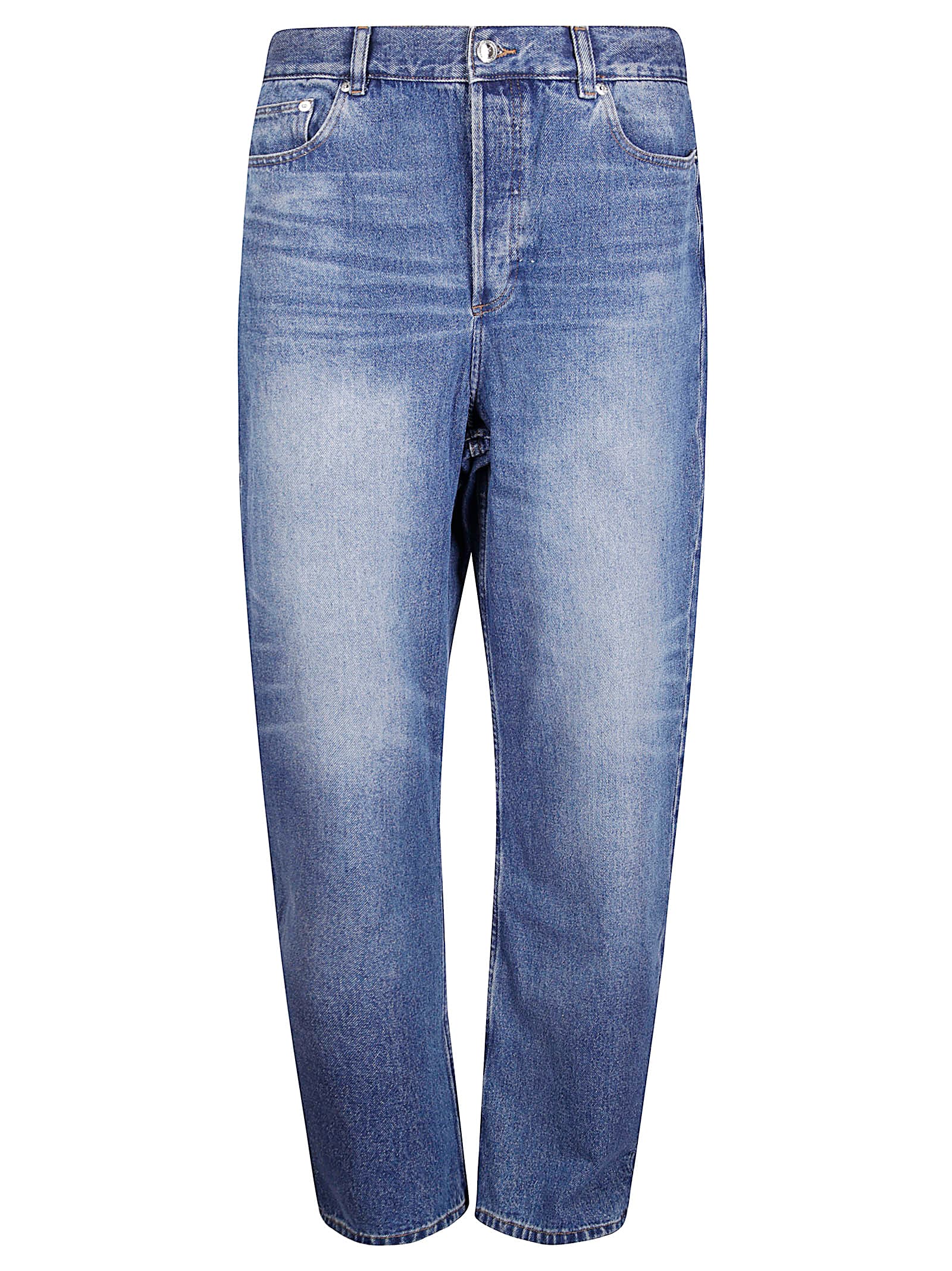 Apc A.p.c. Classic Fit Straight Leg Jeans In Blue