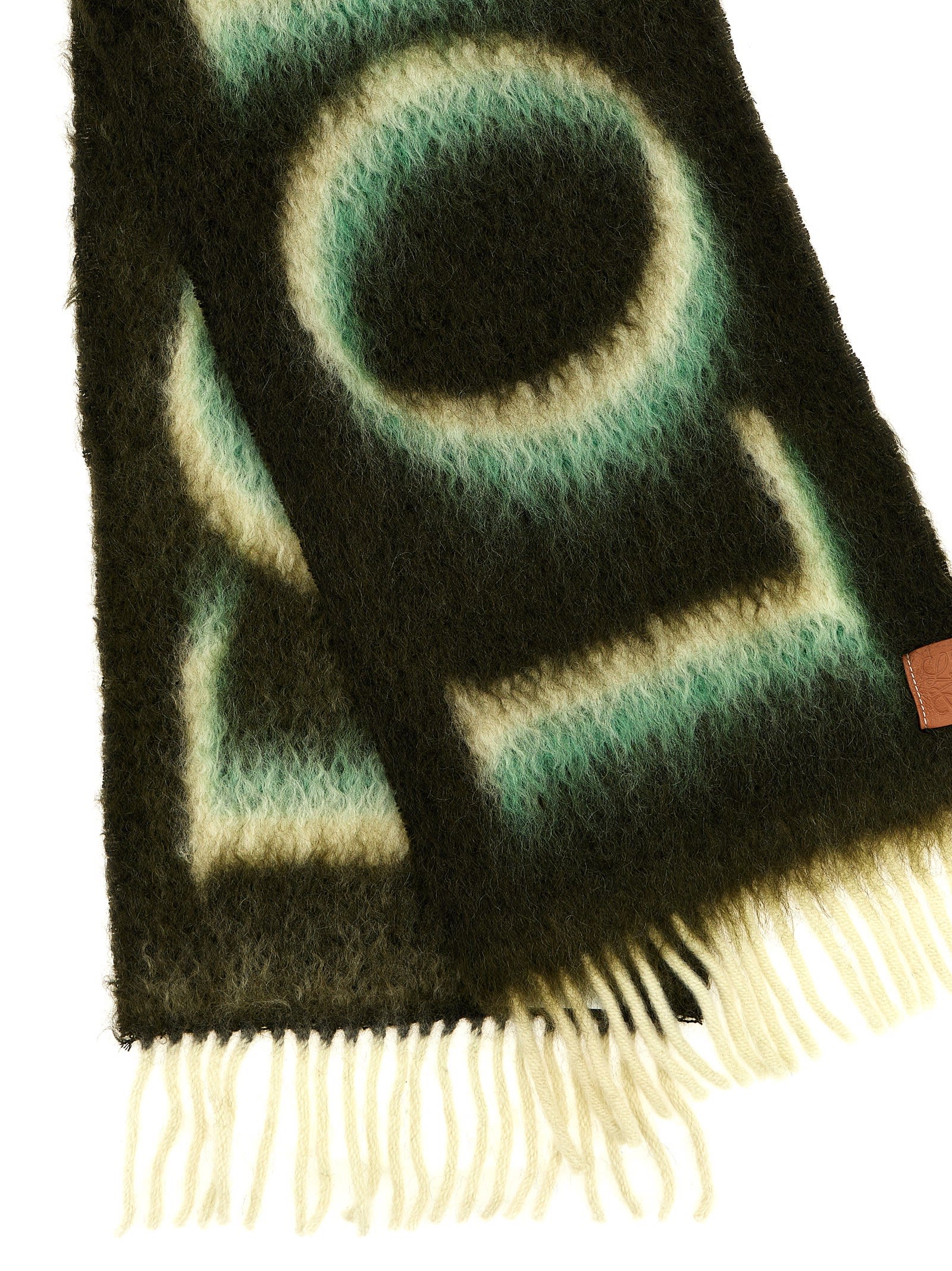 Shop Loewe Scarf In Multicolor