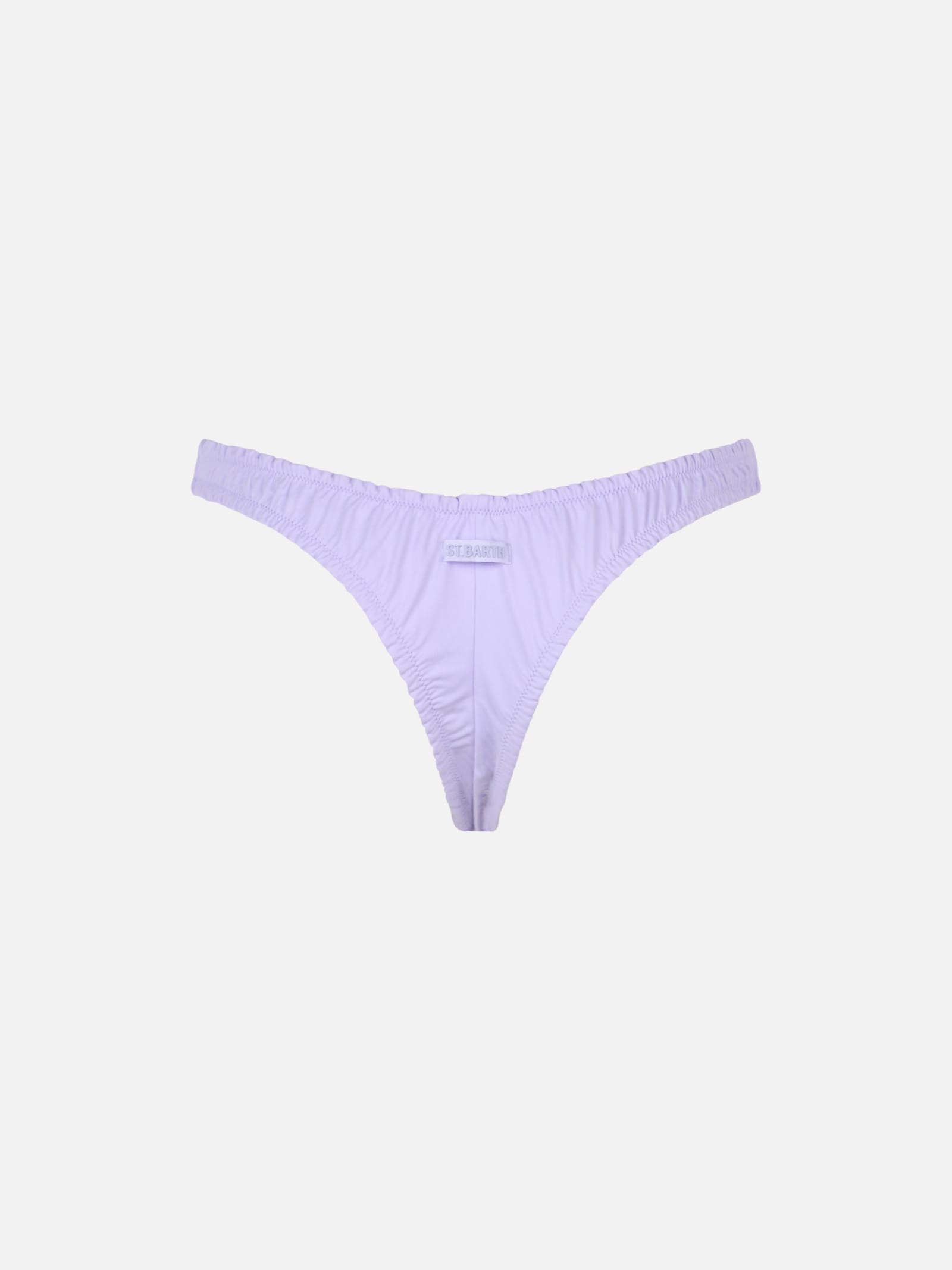 Shop Mc2 Saint Barth Woman Lilac Cheekiest Swim Briefs Nalu In Pink