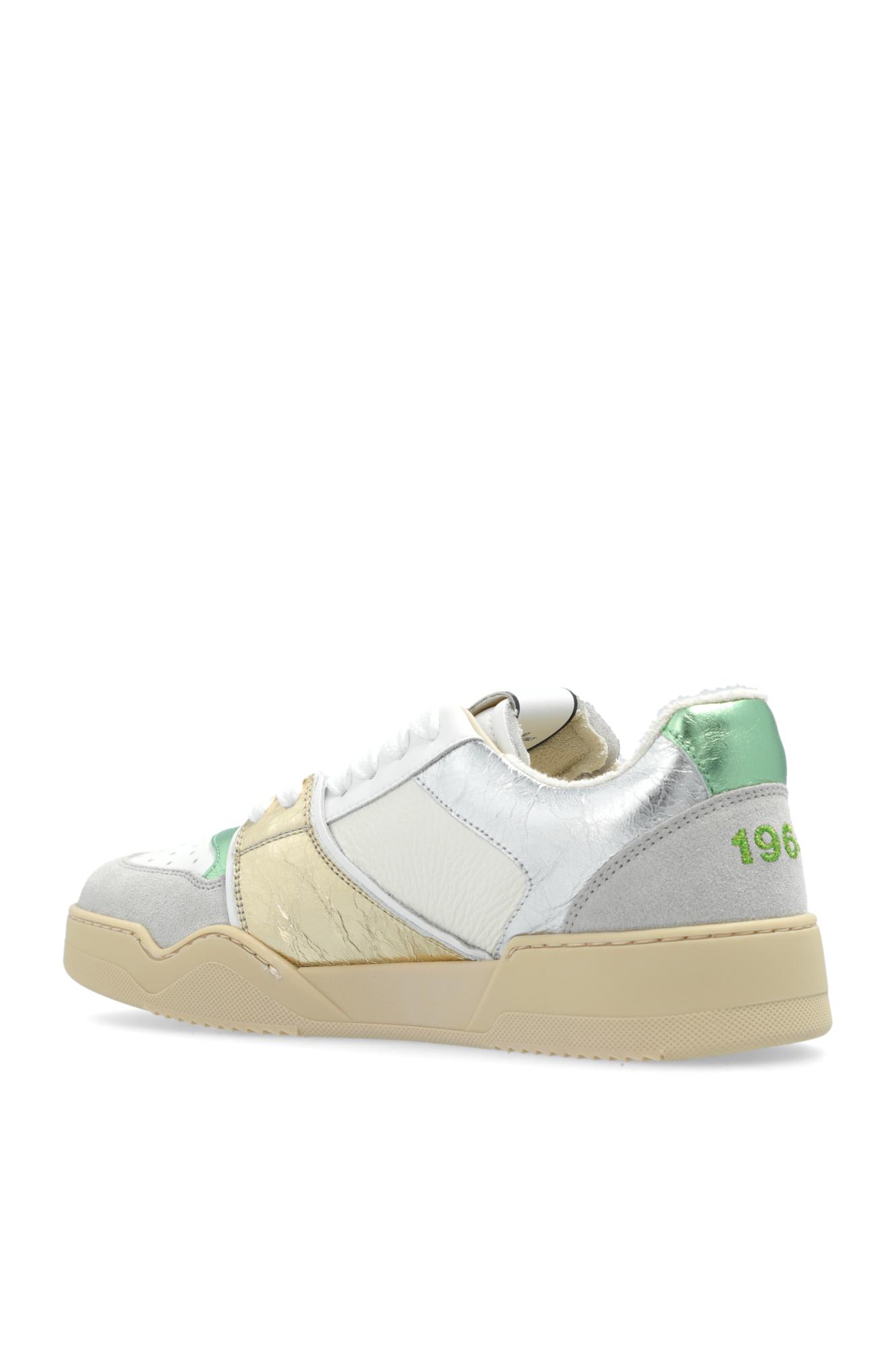 Shop Dsquared2 Sneakers Spiker In Platinum E Water