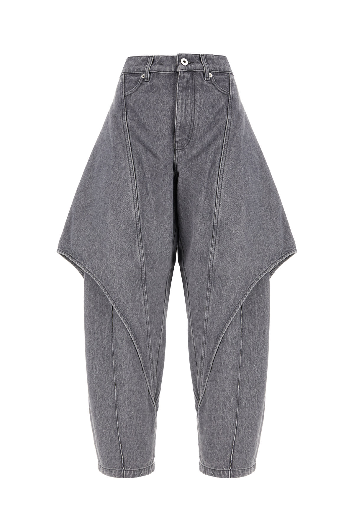 Jw Anderson Grey Denim Jeans In Gray