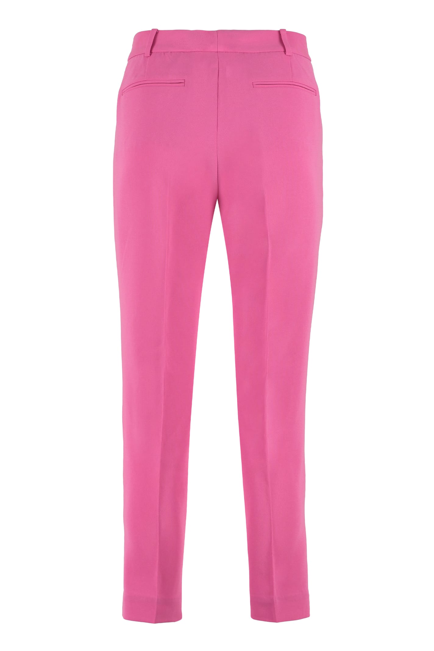 Shop Michael Michael Kors Crêpe Trousers In Pink