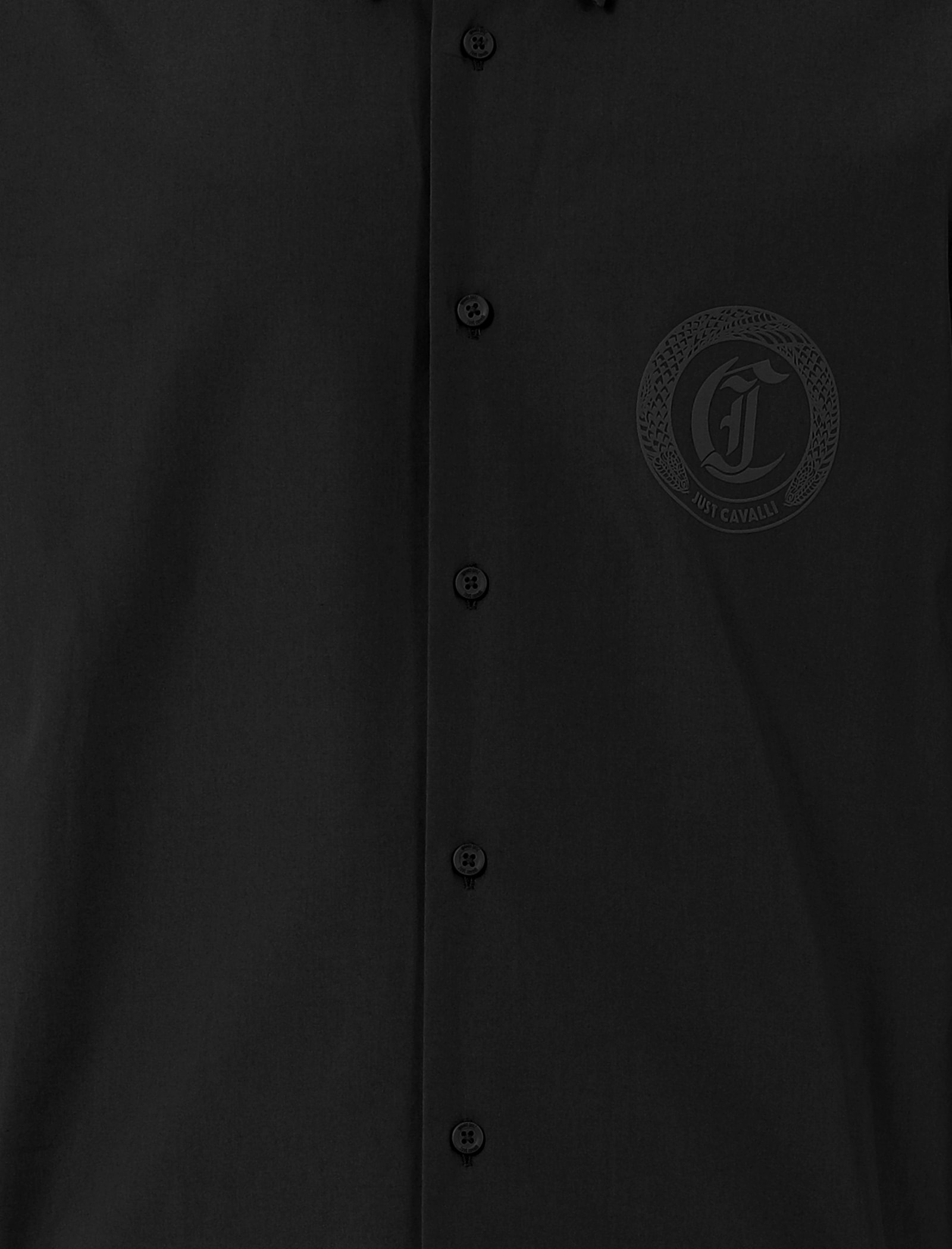 Roberto Cavalli Just Cavalli Black Shirt In Black