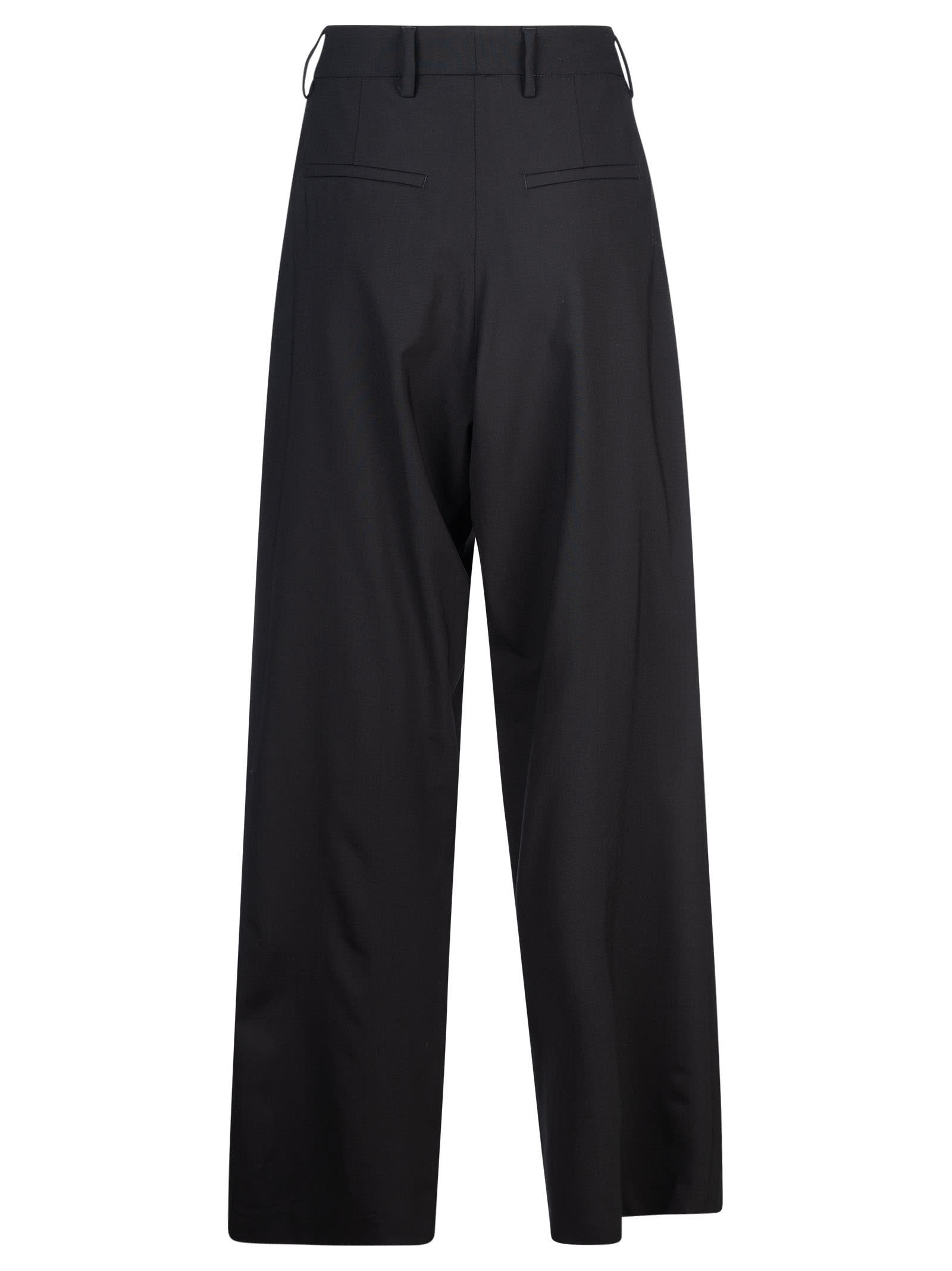 Shop Giuseppe Di Morabito Concealed Trousers In Black